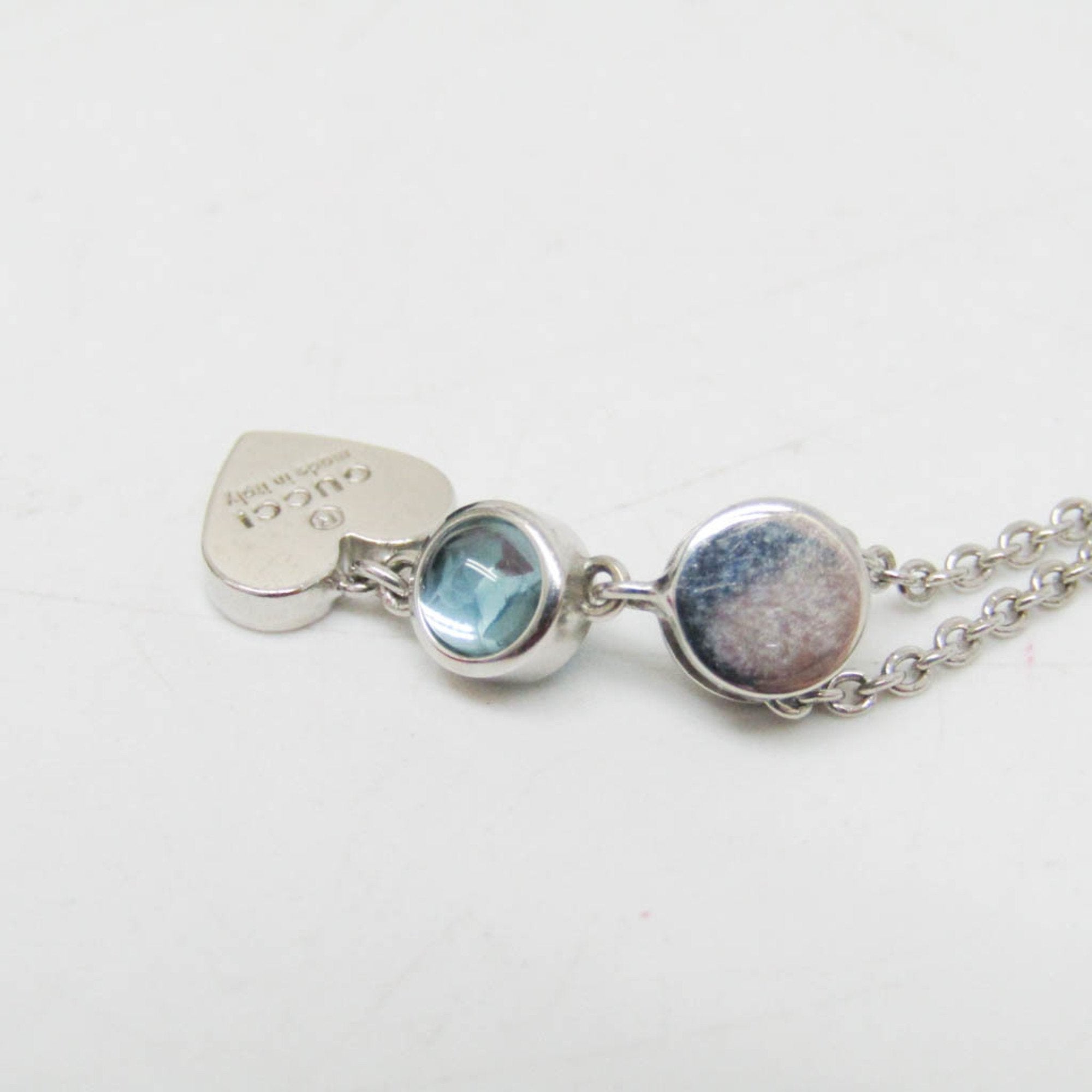 Gucci Silver Silver Necklace Jewelry (Pre-Owned)