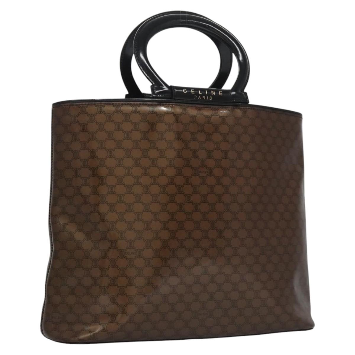 Céline Macadam Brown Canvas Handbag (Pre-Owned)