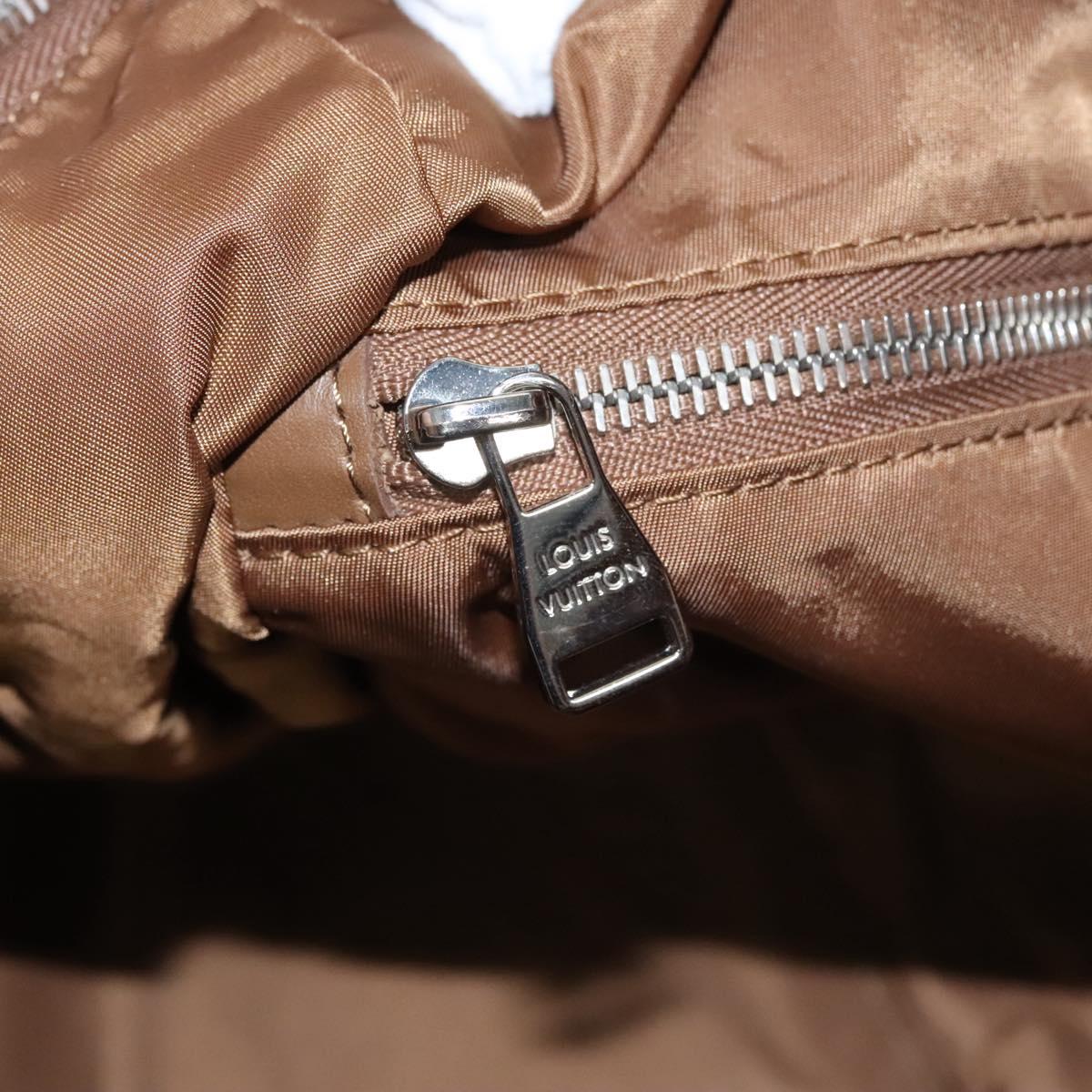 Louis Vuitton Bosphore Brown Leather Travel Bag (Pre-Owned)