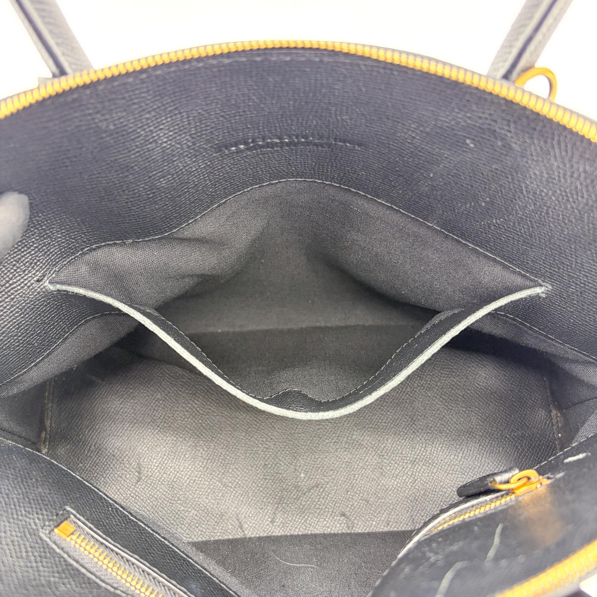 Balenciaga Logo Ville Leather Black Calfskin Handbag (Pre-Owned)