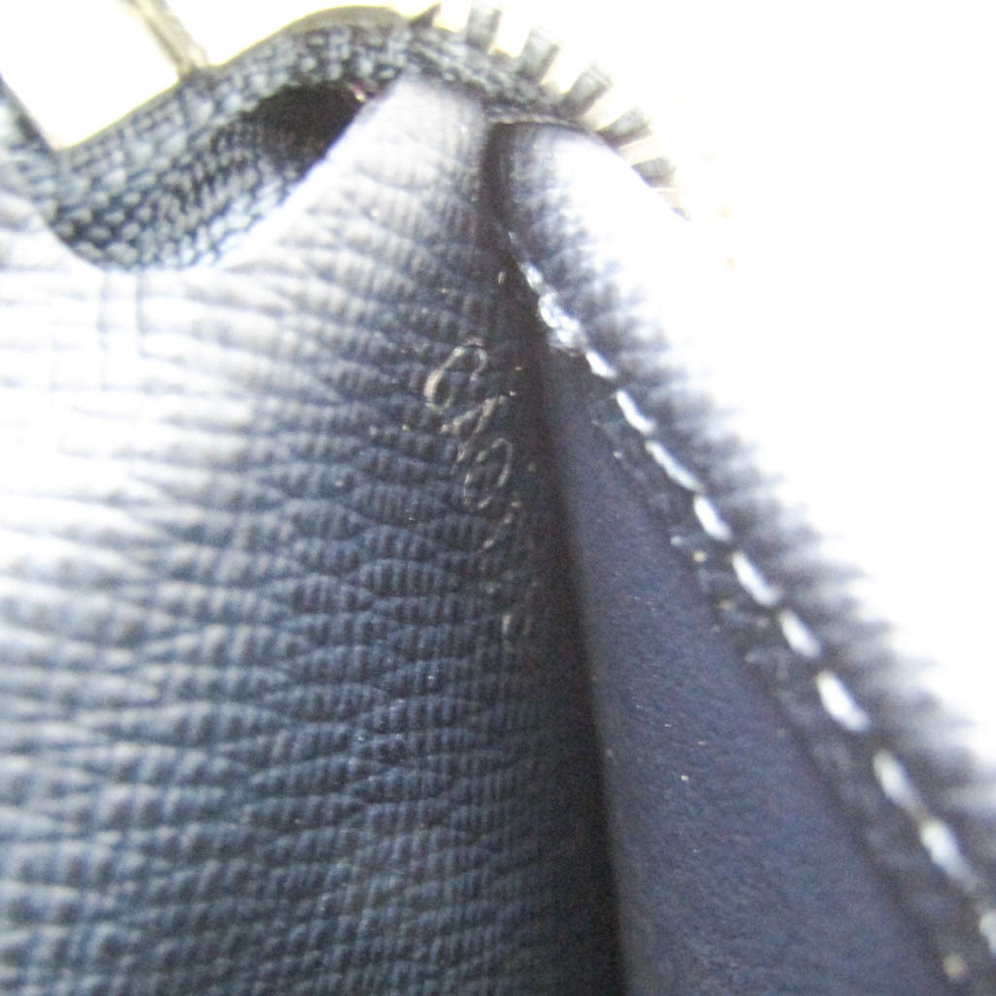 Louis Vuitton Zippy Wallet Navy Leather Wallet (Pre-Owned)