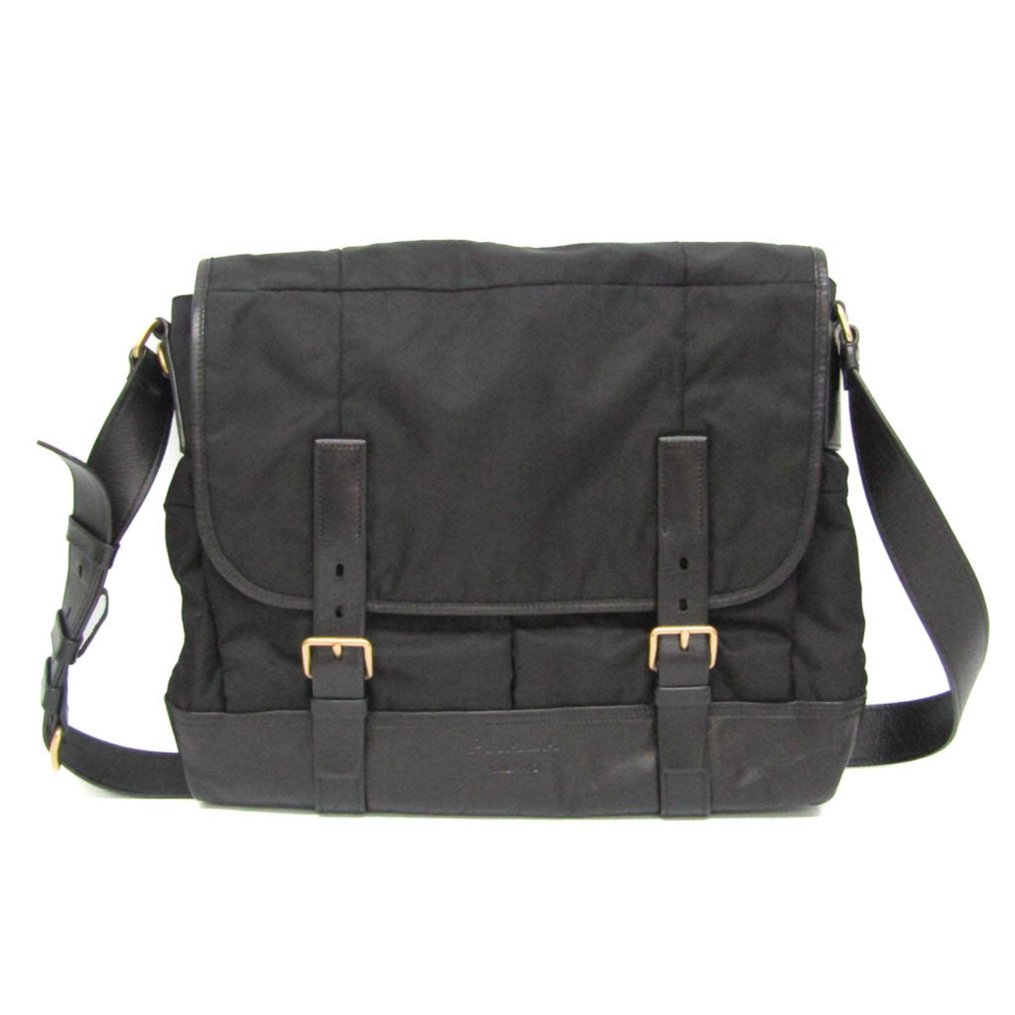 Prada Tessuto Black Polyester Shoulder Bag (Pre-Owned)