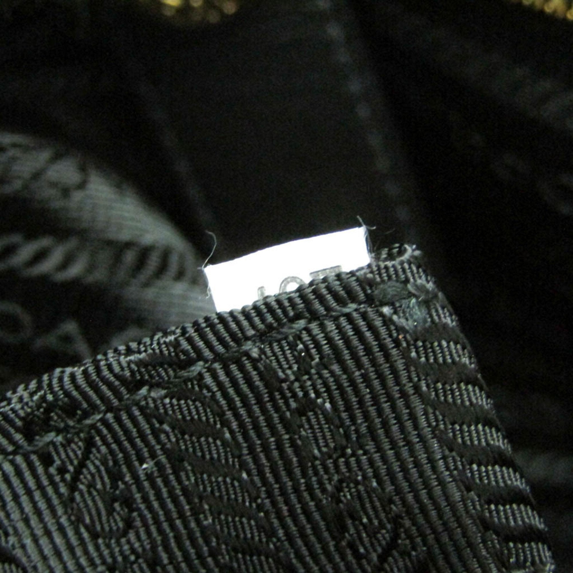 Prada Tessuto Black Polyester Shoulder Bag (Pre-Owned)