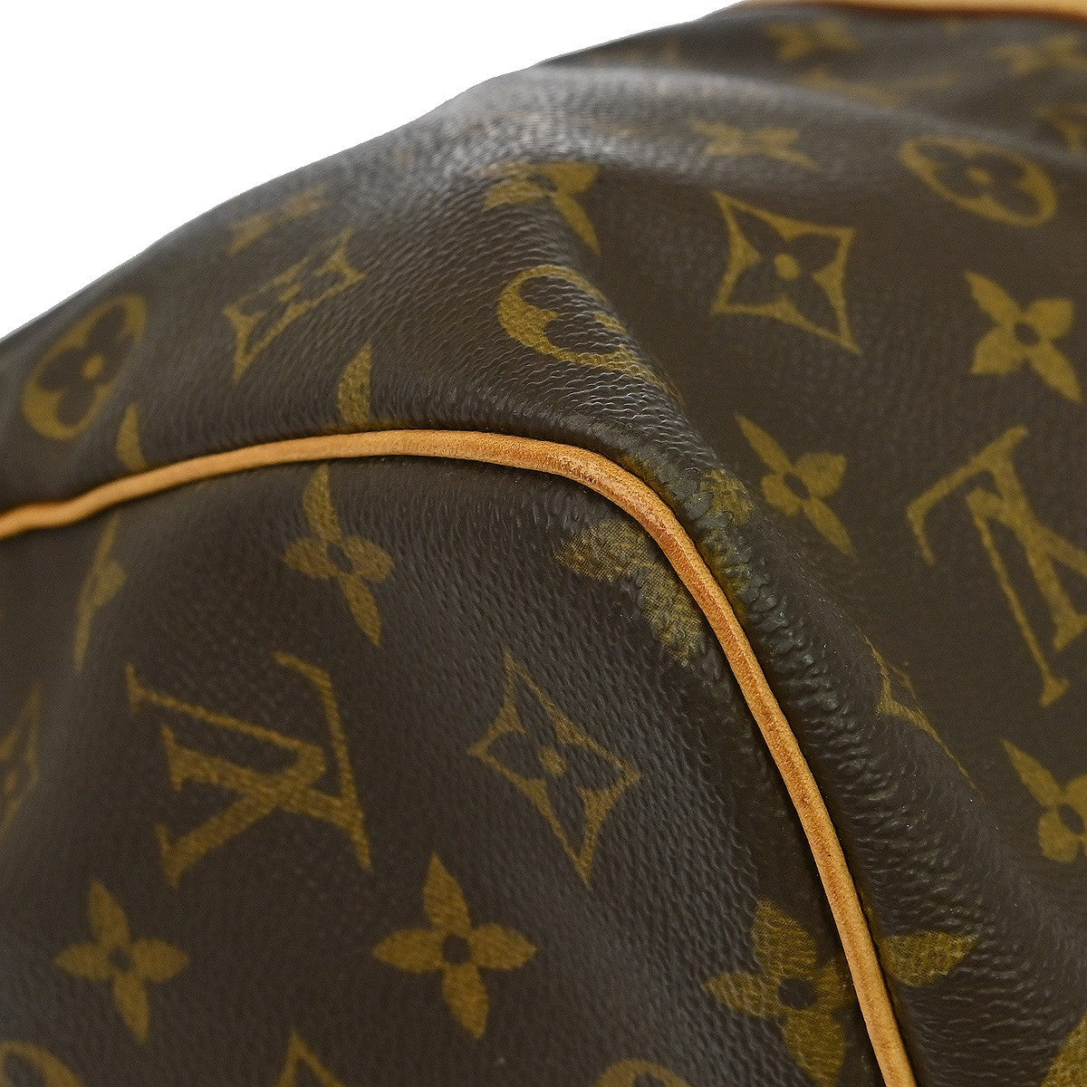 Louis Vuitton Keepall Monogram Brown Canvas Travel Bag Bag (Pre-Owned)