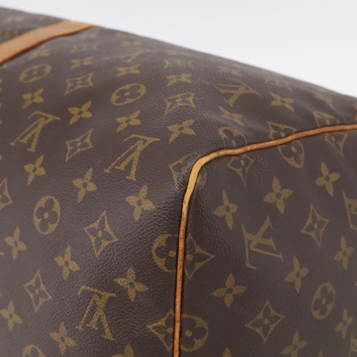 Louis Vuitton Keepall Monogram Canvas Brown Canvas Travel Bag Bag (Pre-Owned)