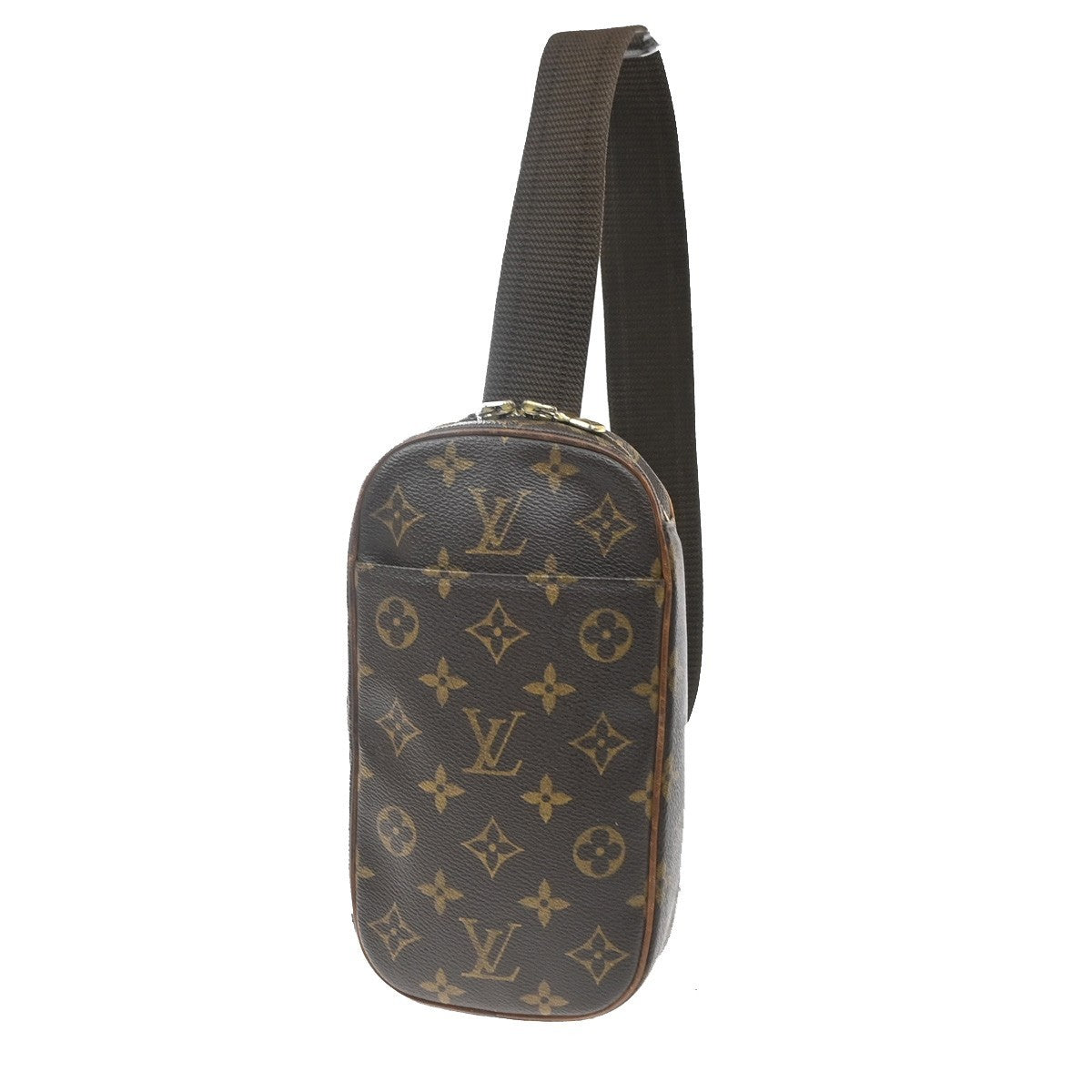 Louis Vuitton Pochette Gange Monogram Canvas Brown Canvas Clutche & Pouche Bag (Pre-Owned)