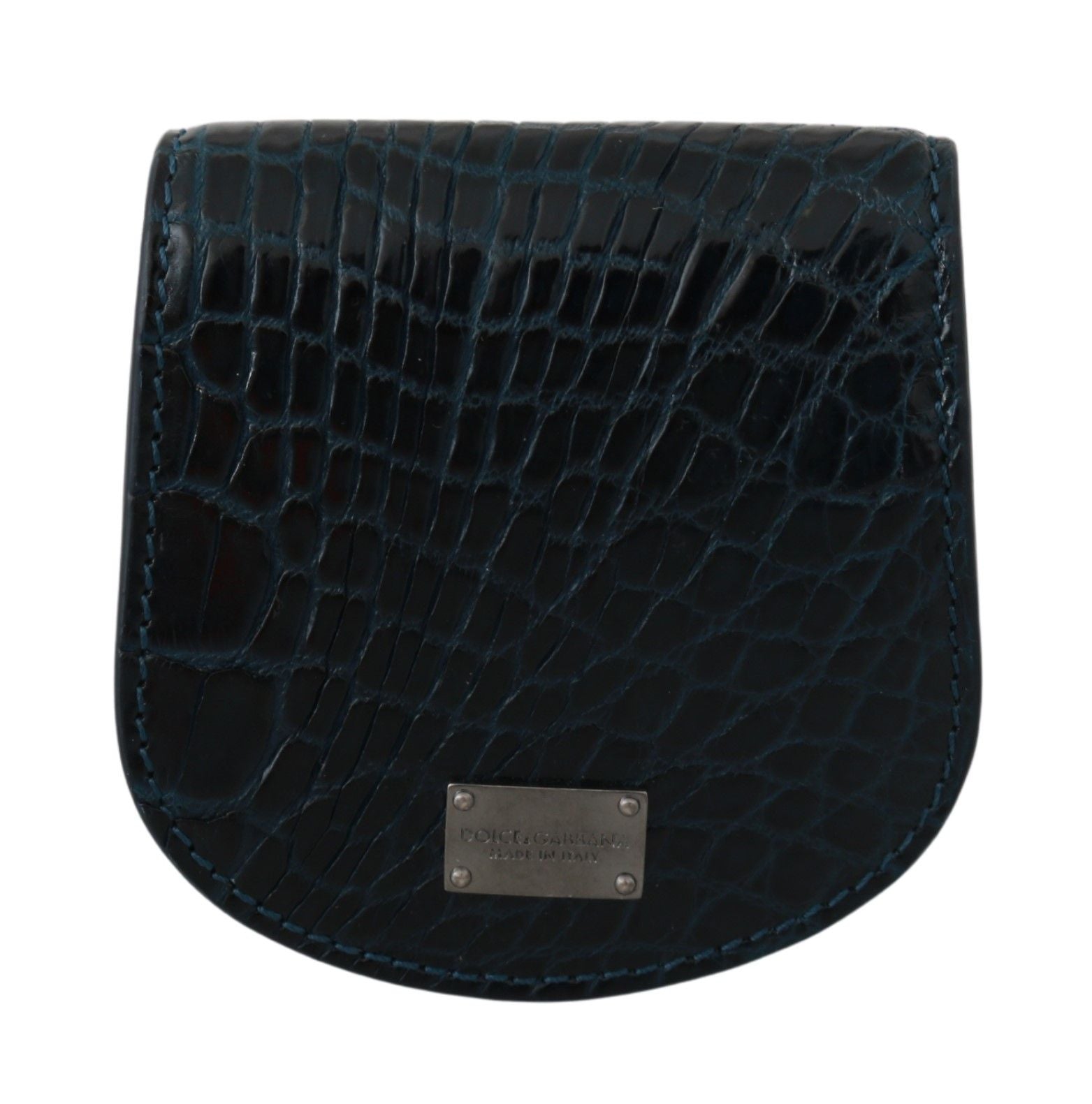 Dolce & Gabbana Exquisite Dark Blue Coin Case Men's Wallet