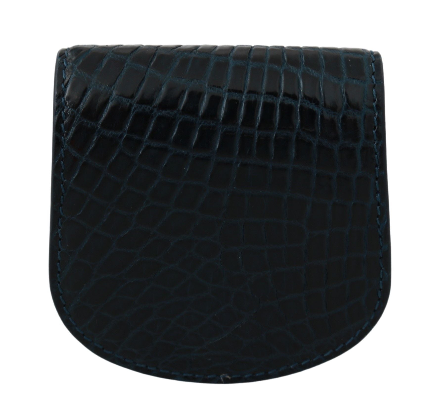 Dolce & Gabbana Exquisite Dark Blue Coin Case Men's Wallet