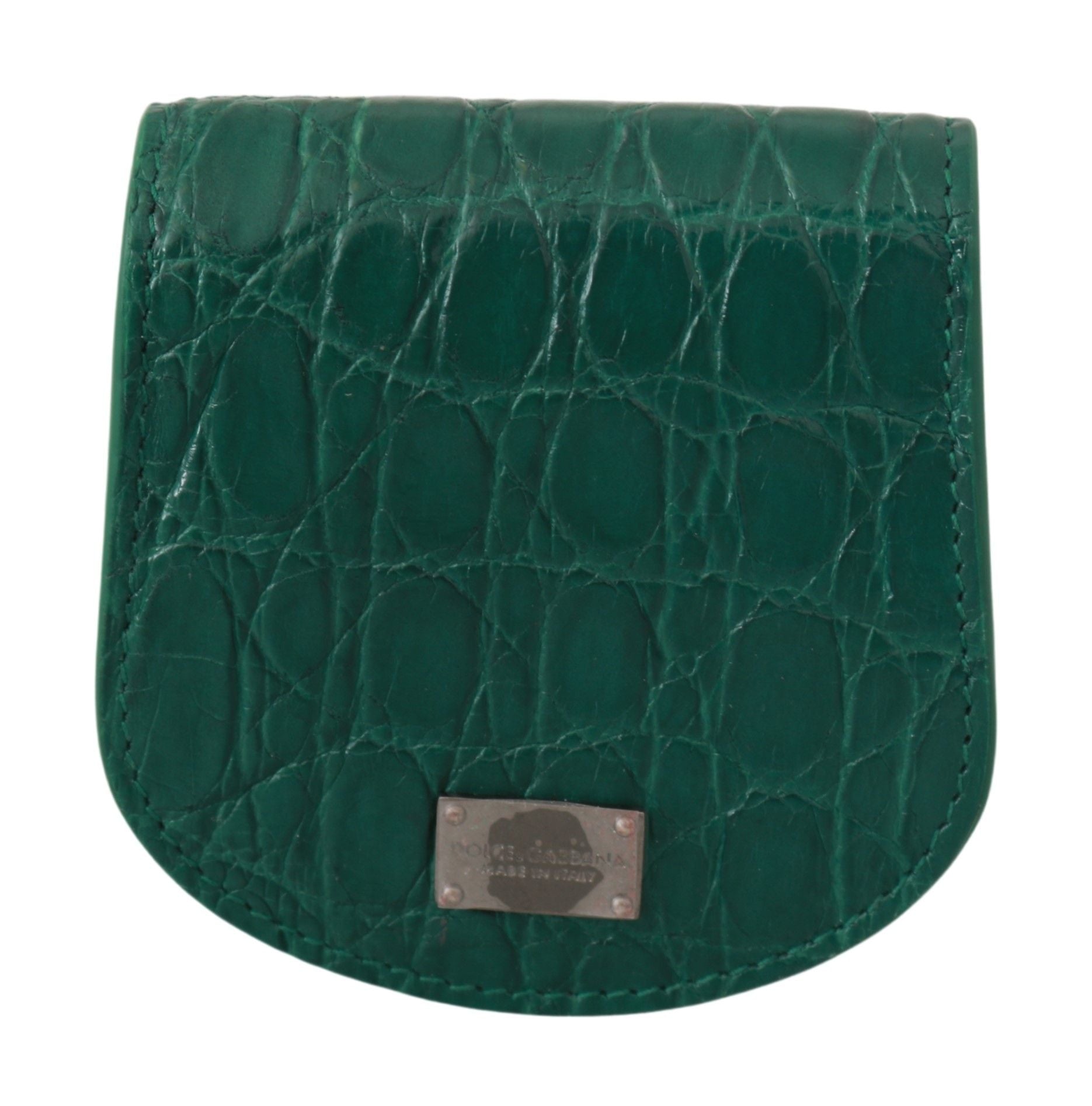 Dolce & Gabbana Exquisite Exotic Skin Coin Case Men's Wallet