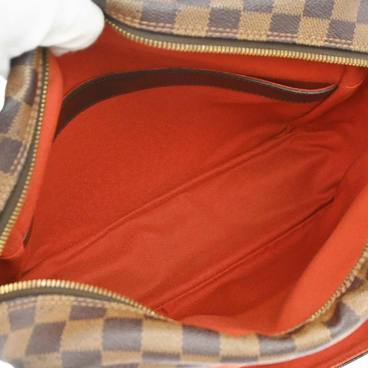 Louis Vuitton Naviglio Damier Brown Canvas Shoulder Bag Bag (Pre-Owned)