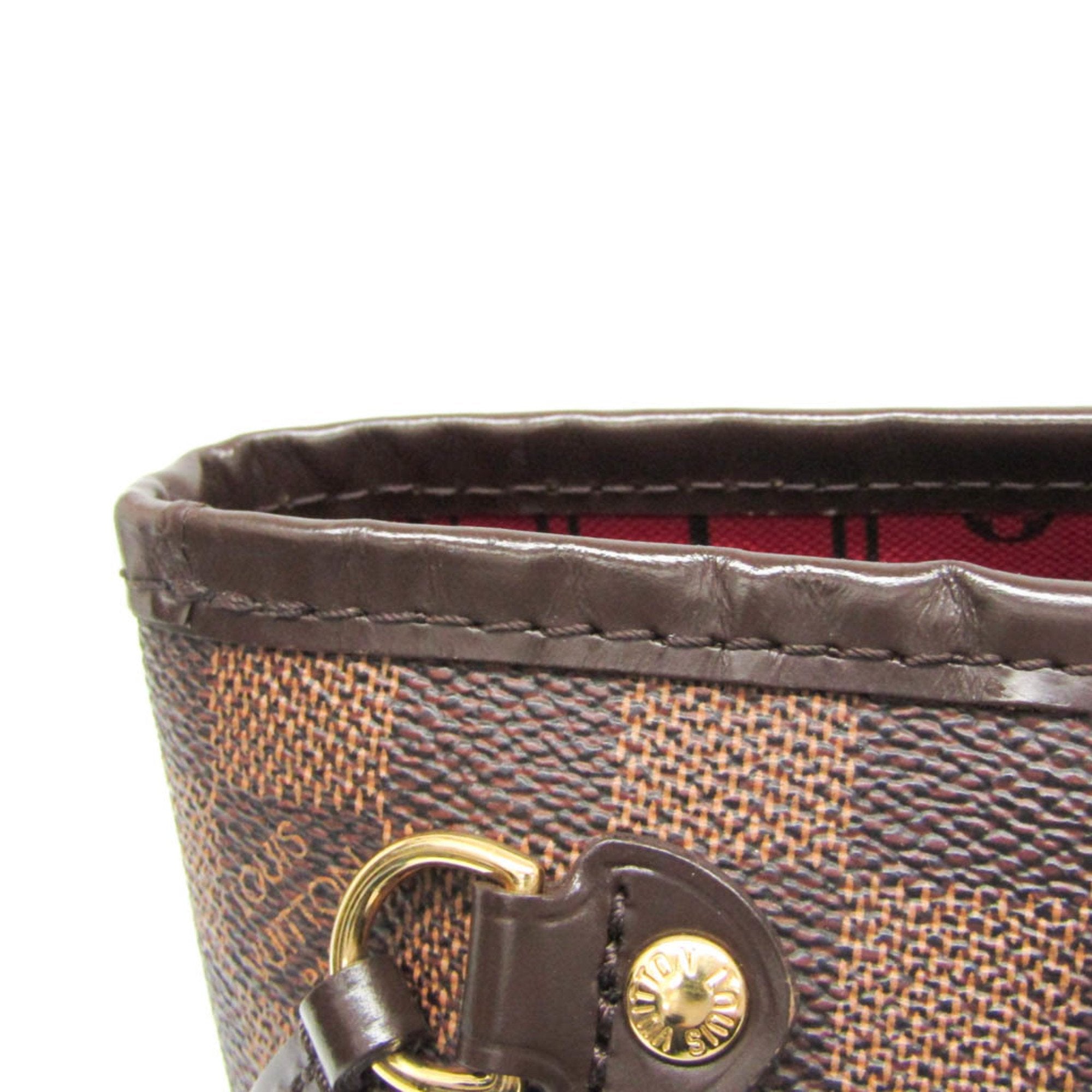 Louis Vuitton Neverfull Pm Brown Canvas Tote Bag (Pre-Owned)
