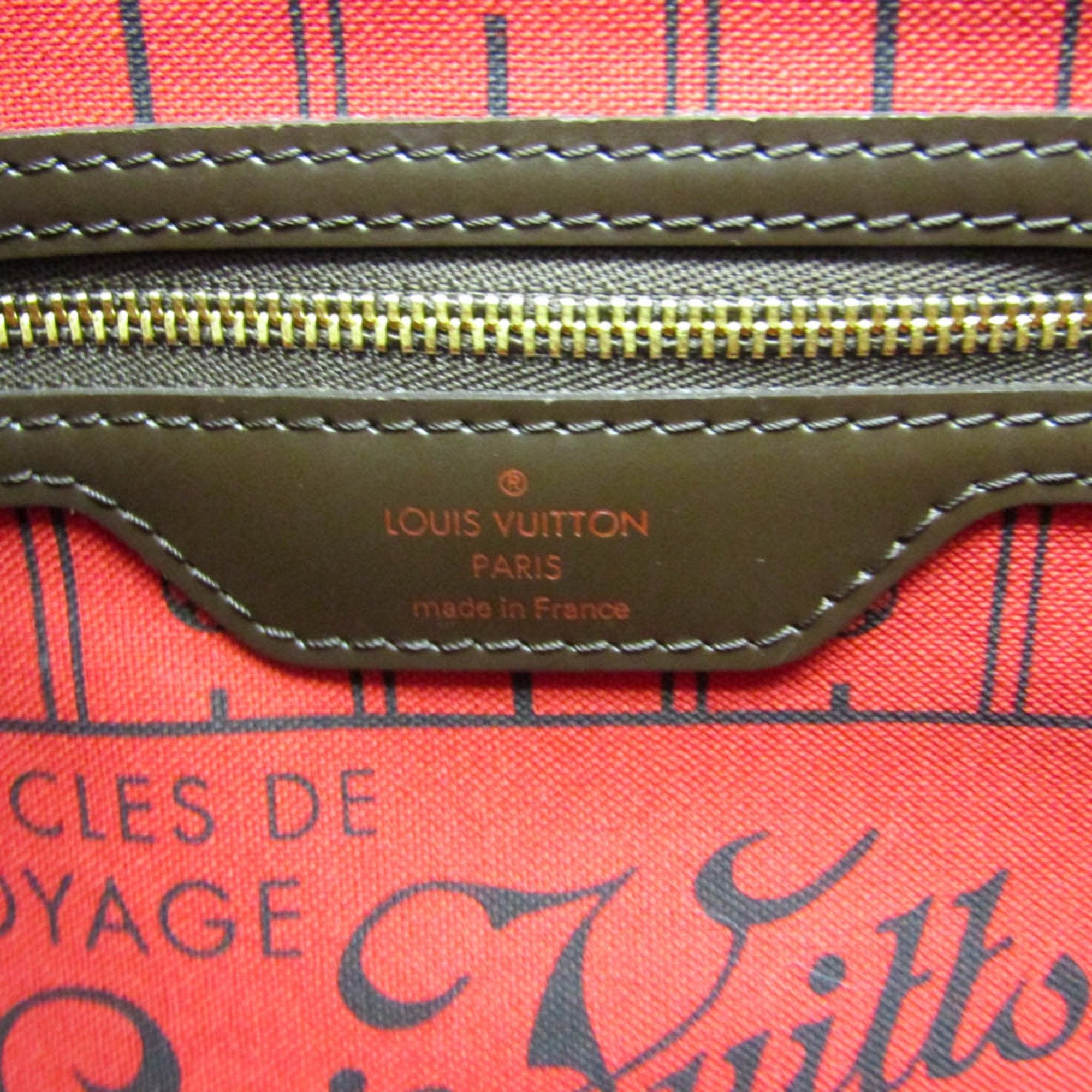 Louis Vuitton Neverfull Pm Brown Canvas Tote Bag (Pre-Owned)