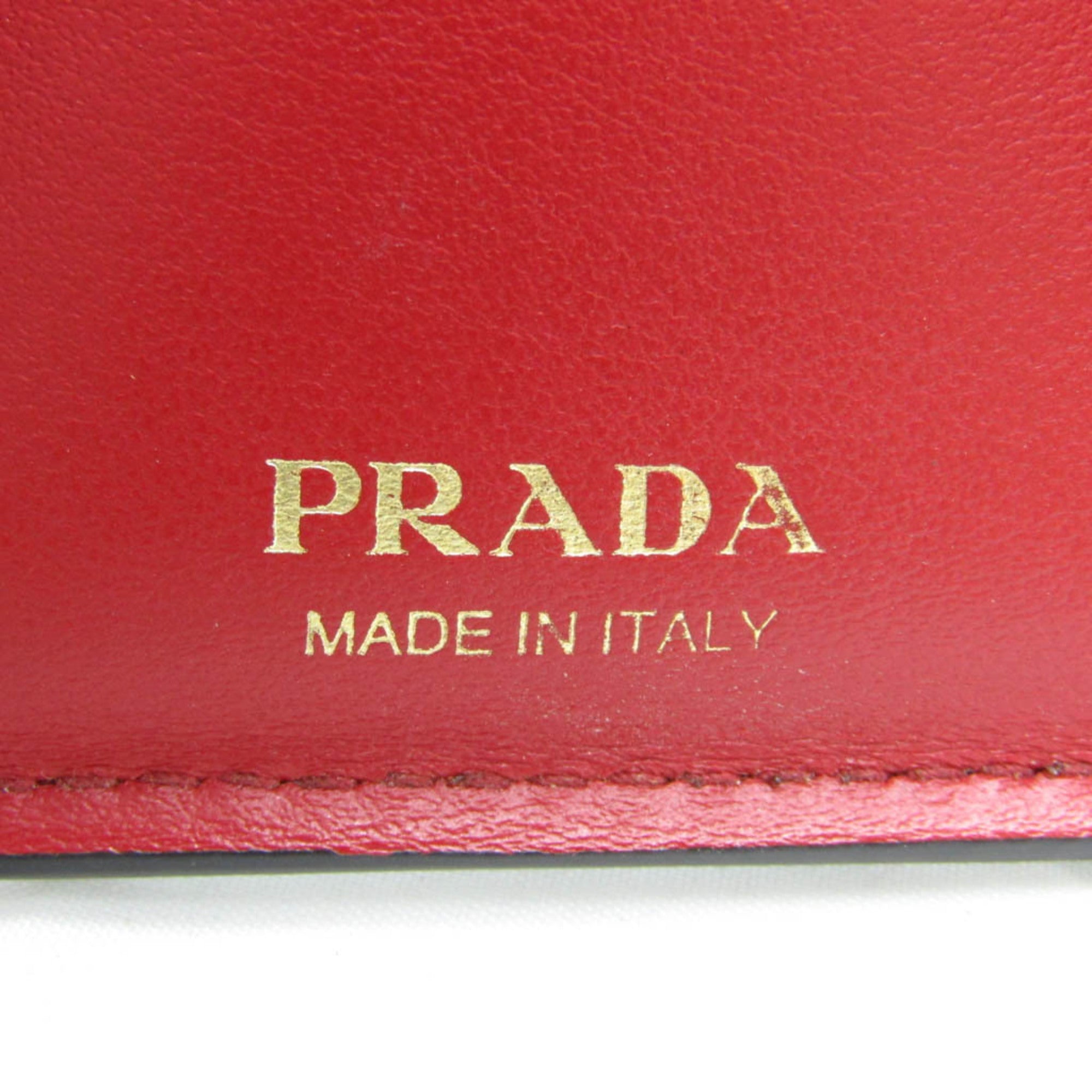 Prada Saffiano Black Leather Wallet (Pre-Owned)