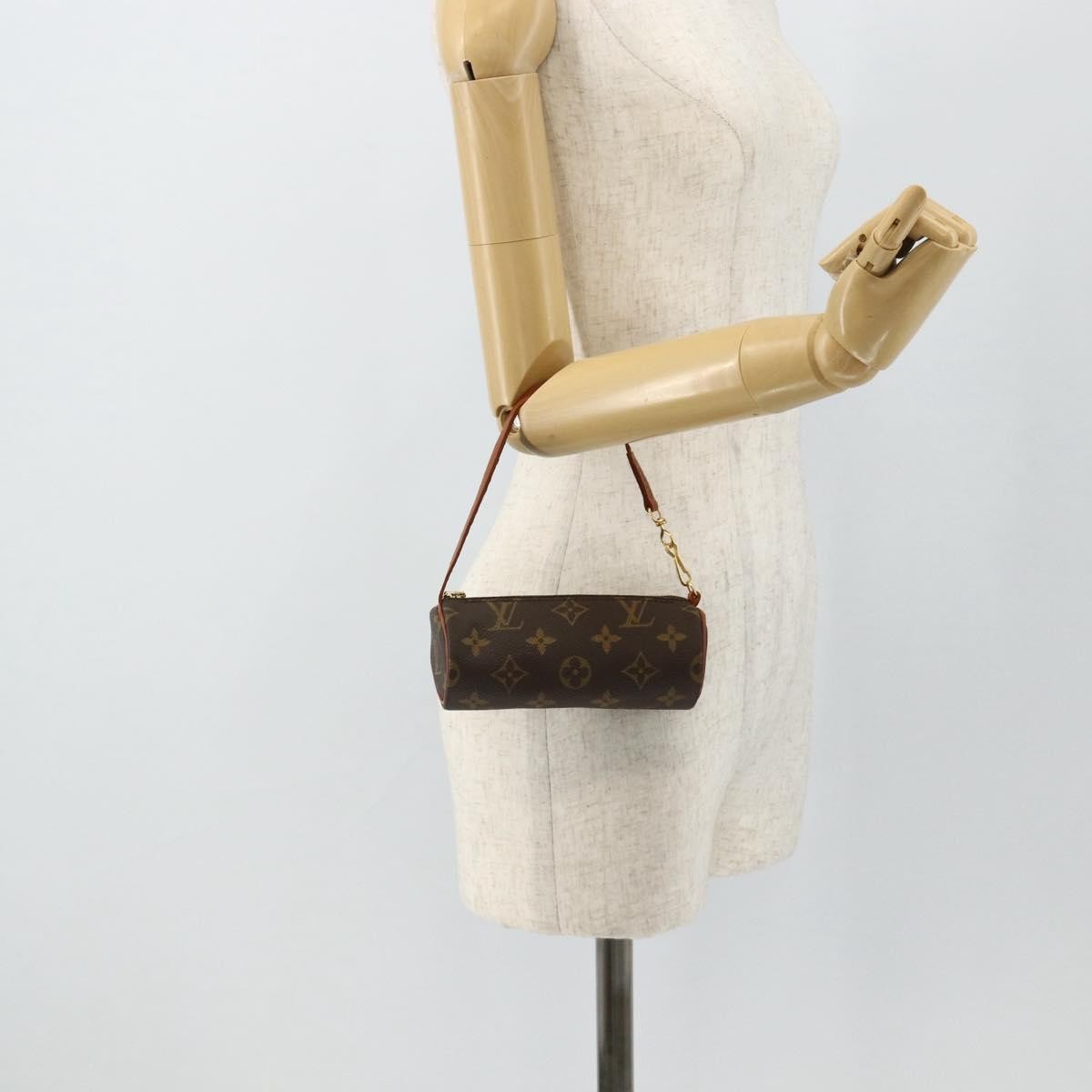 Louis Vuitton Papillon Pochette Monogram Canvas Brown Canvas Clutche & Pouche Bag (Pre-Owned)