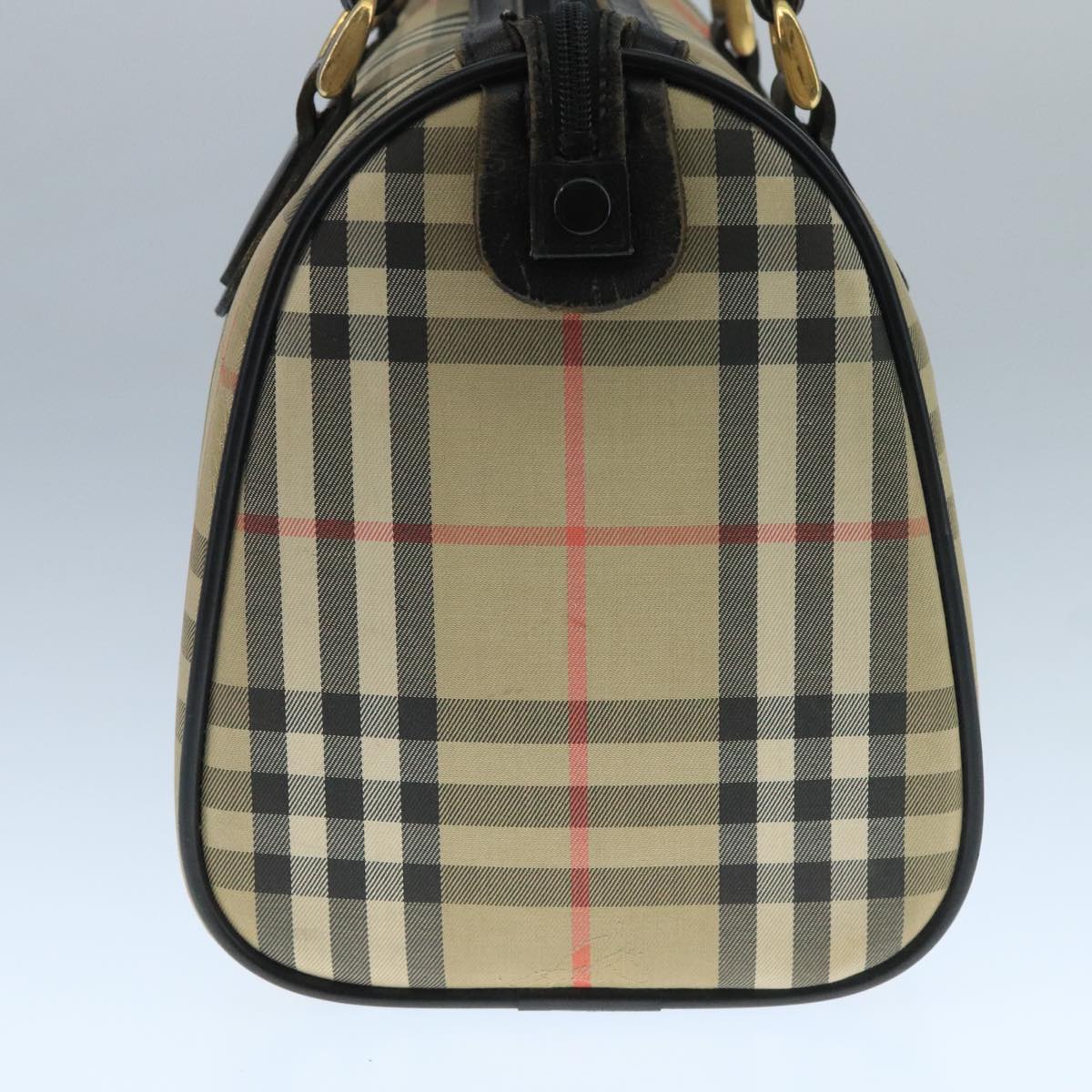 Burberry Nova Check Beige Canvas Travel Bag (Pre-Owned)