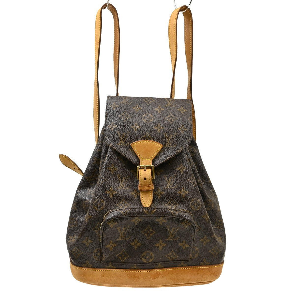 Louis Vuitton Montsouris Monogram Brown Canvas Backpack Bag (Pre-Owned)