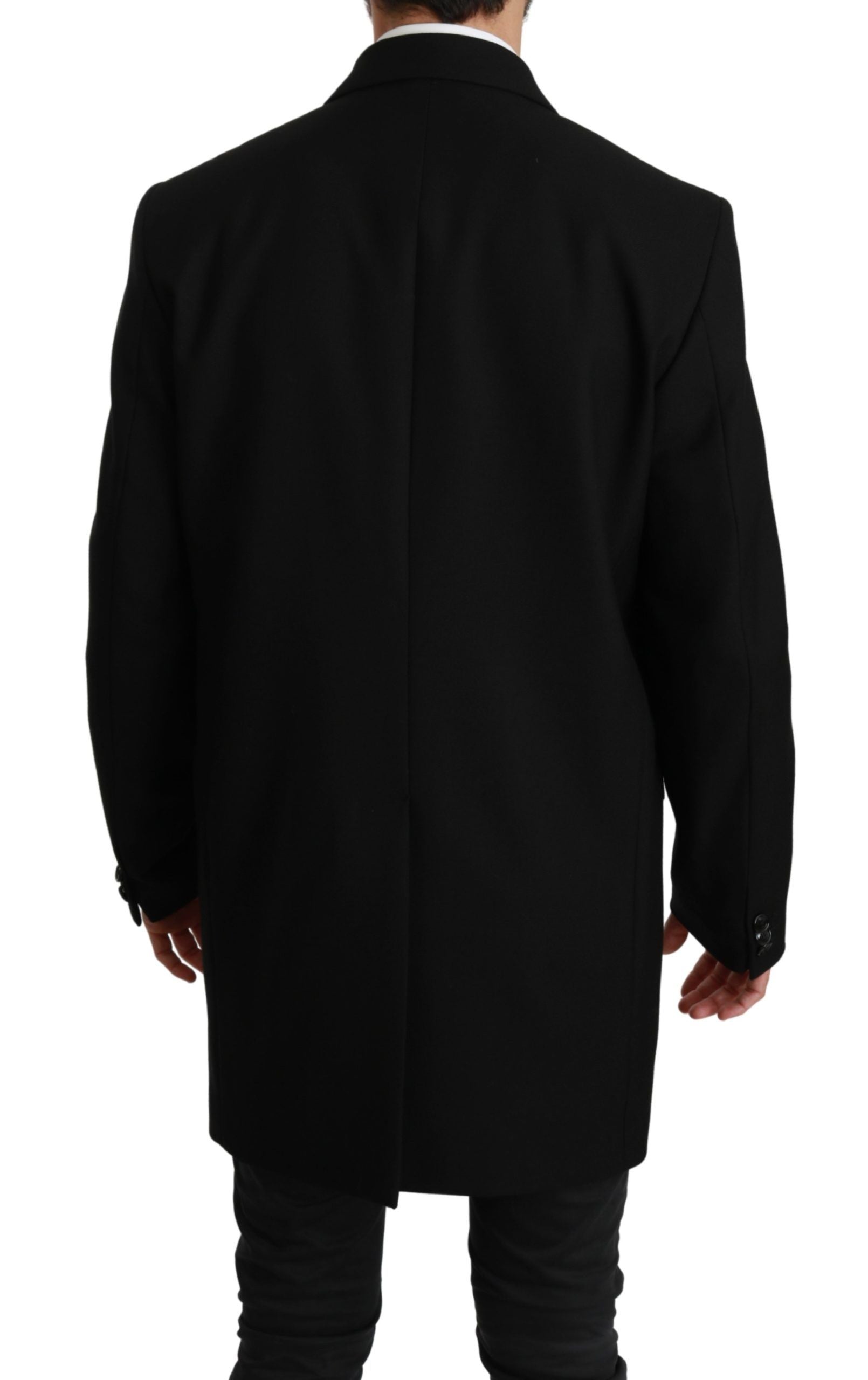 Dolce & Gabbana Elegant Black Wool Formal Men's Blazer