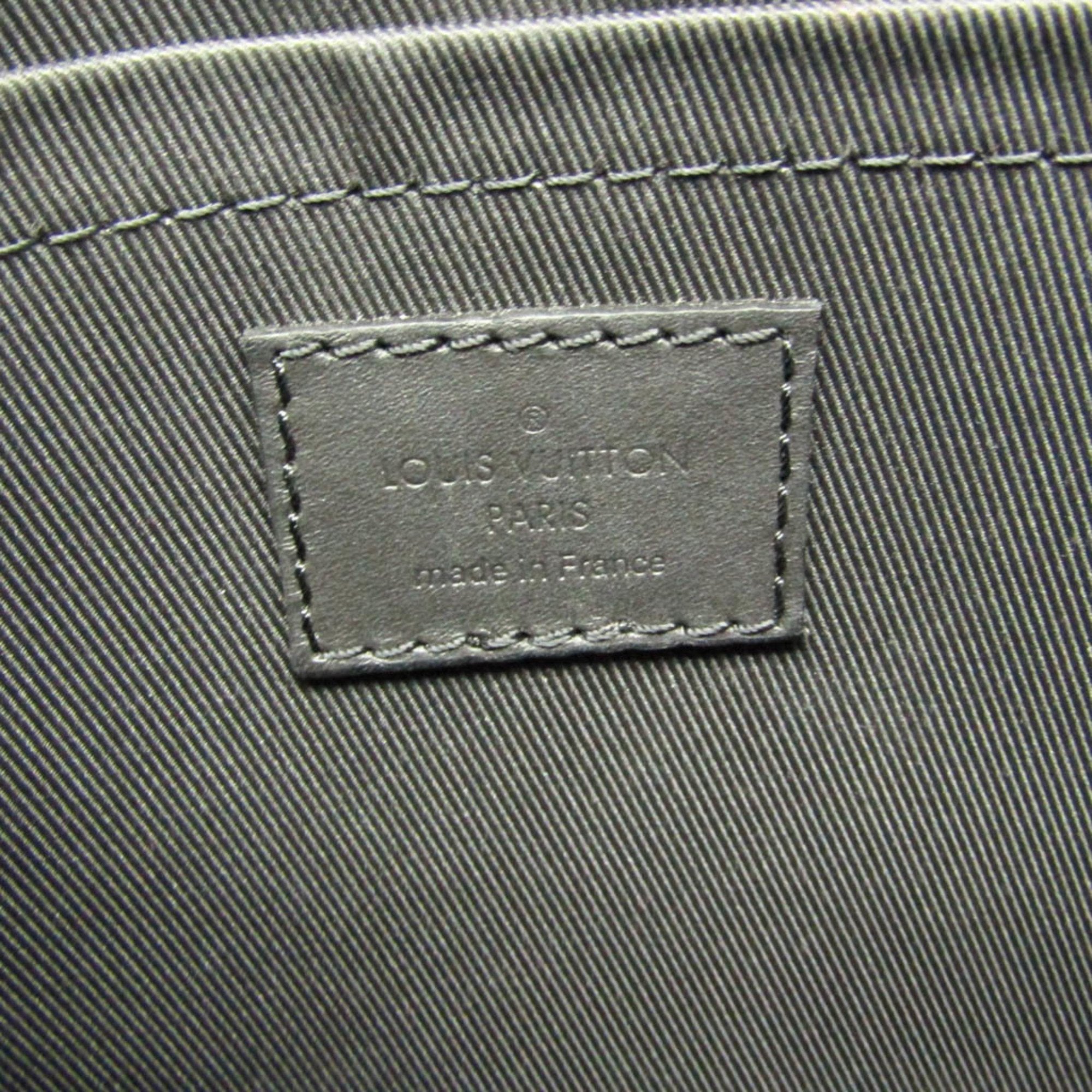 Louis Vuitton Takeoff Black Canvas Clutch Bag (Pre-Owned)