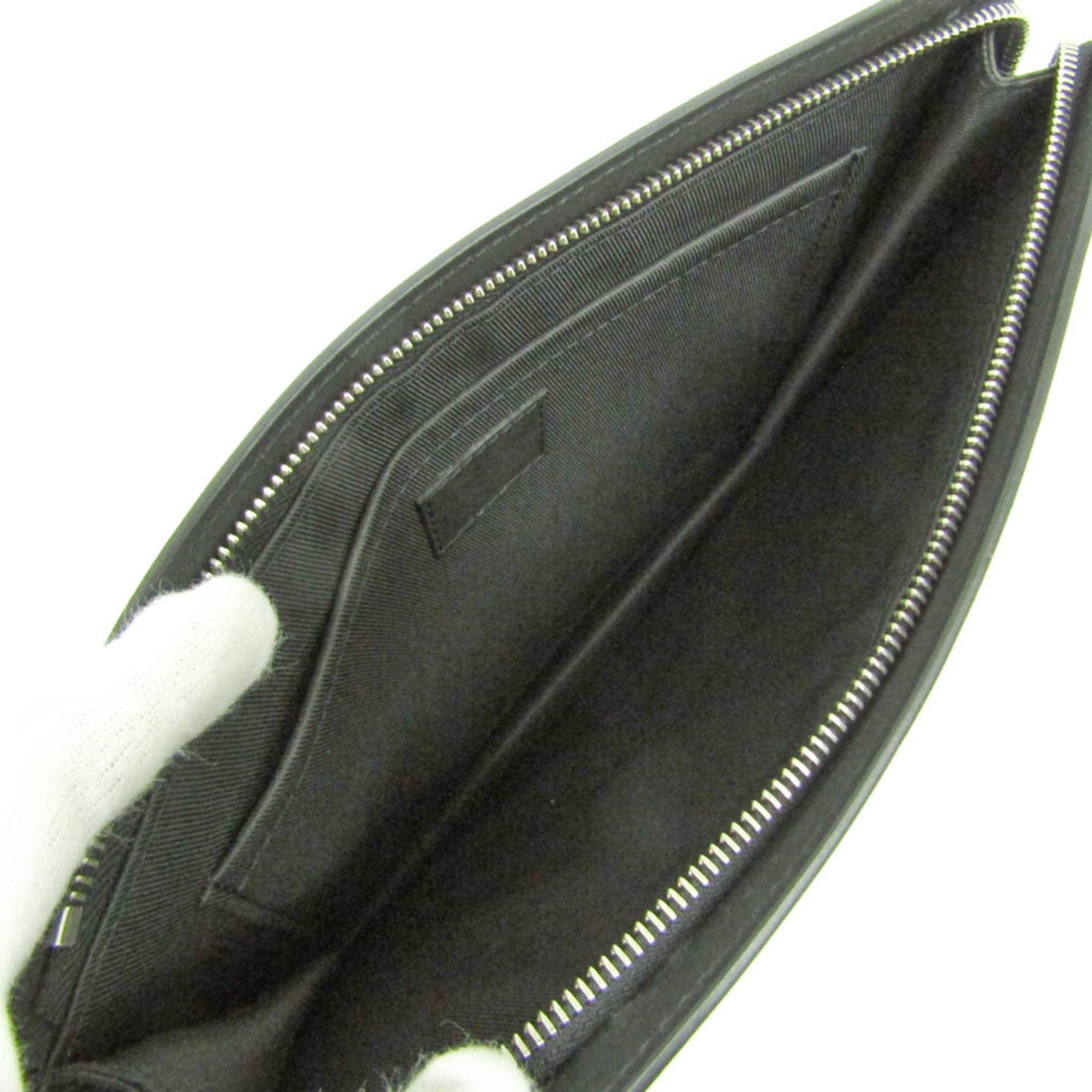 Louis Vuitton Takeoff Black Canvas Clutch Bag (Pre-Owned)
