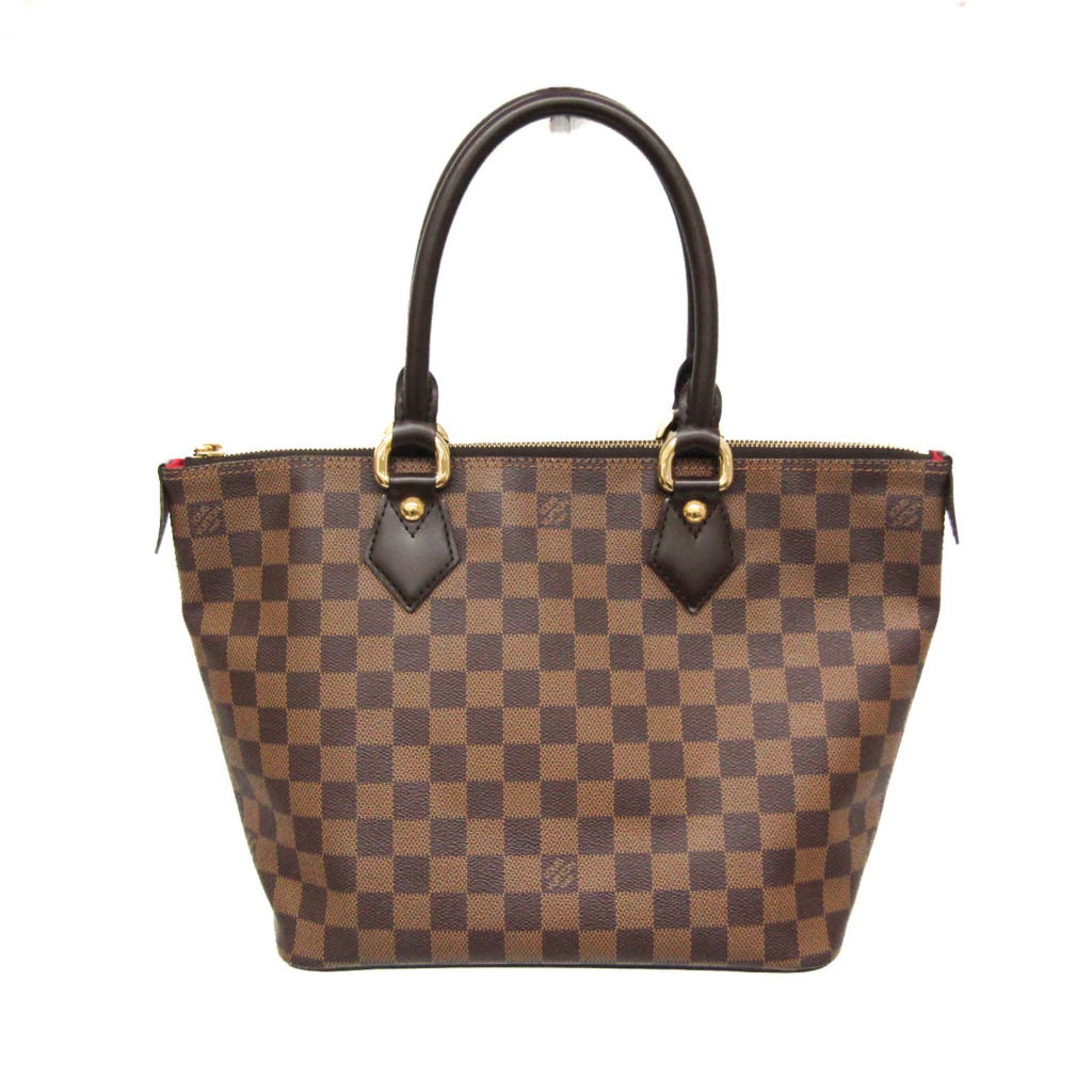 Louis Vuitton Saleya Brown Canvas Handbag (Pre-Owned)