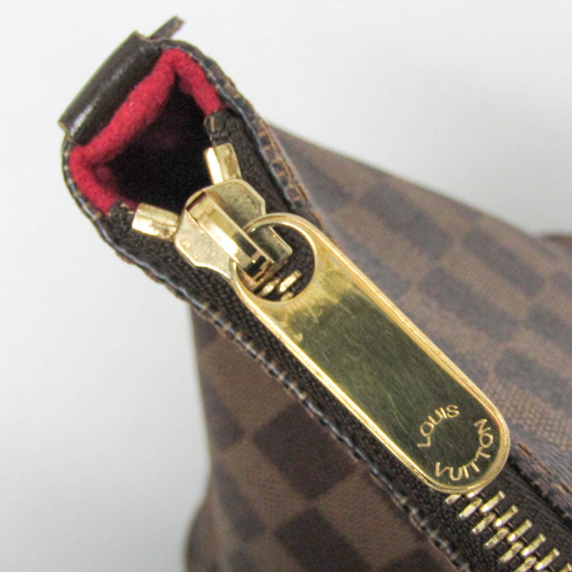 Louis Vuitton Saleya Brown Canvas Handbag (Pre-Owned)