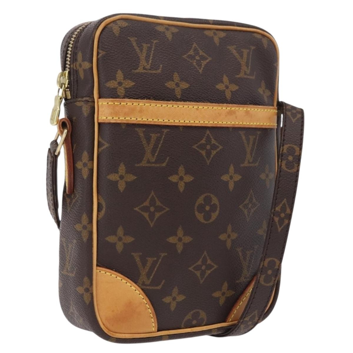 Louis Vuitton Danube Monogram Canvas Brown Canvas Handbag (Pre-Owned)