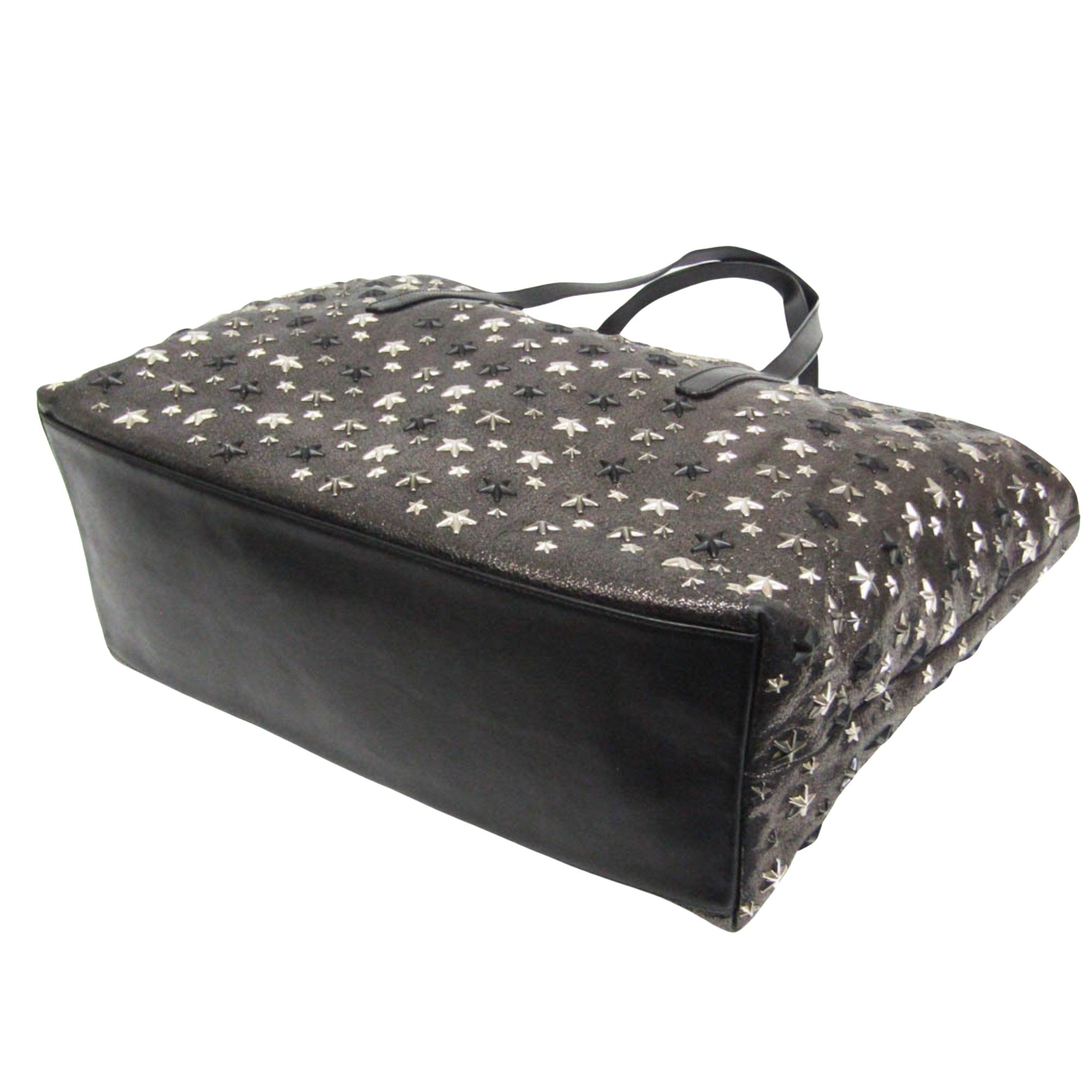 Jimmy Choo Black Leather Tote Bag (Pre-Owned)
