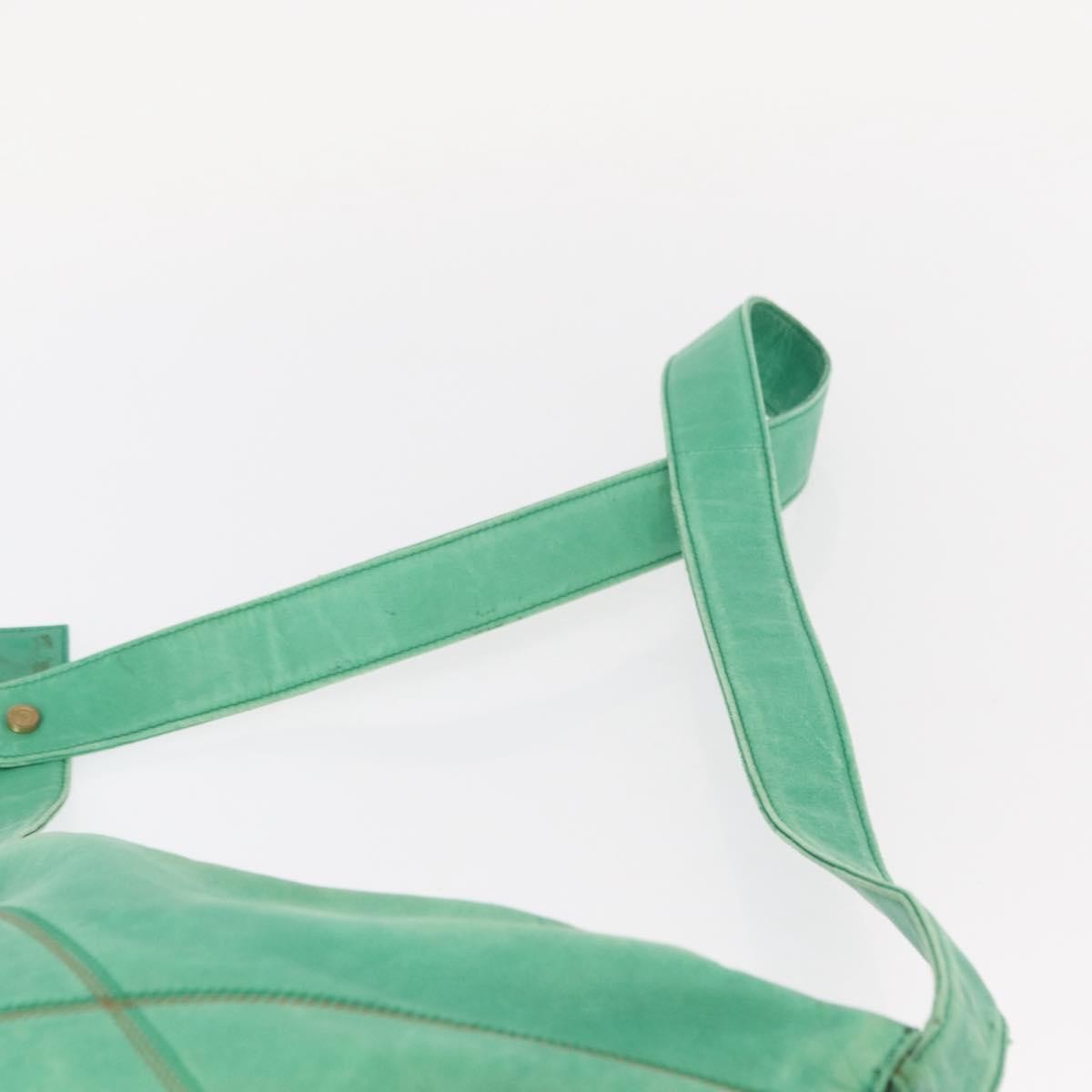 Loewe Vintage Leather Green Leather Shoulder Bag Bag (Pre-Owned)