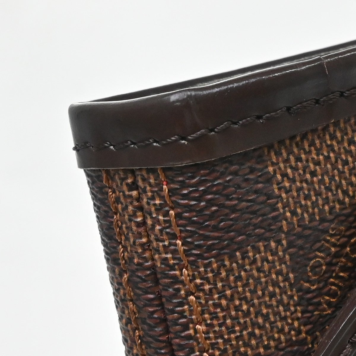 Louis Vuitton Neverfull Tote Damier Ebene Brown Canvas Tote Bag Bag (Pre-Owned)