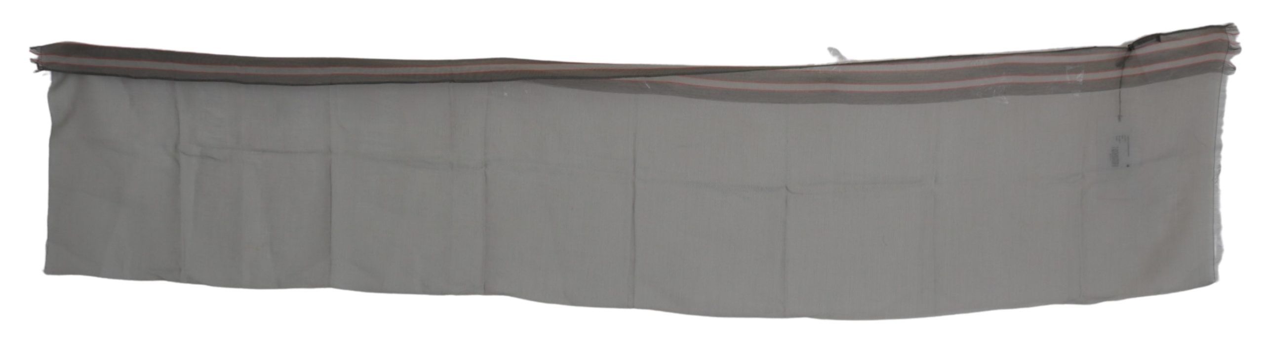 Costume National Gray Fringe Neck Wrap Cotton Men Scarf