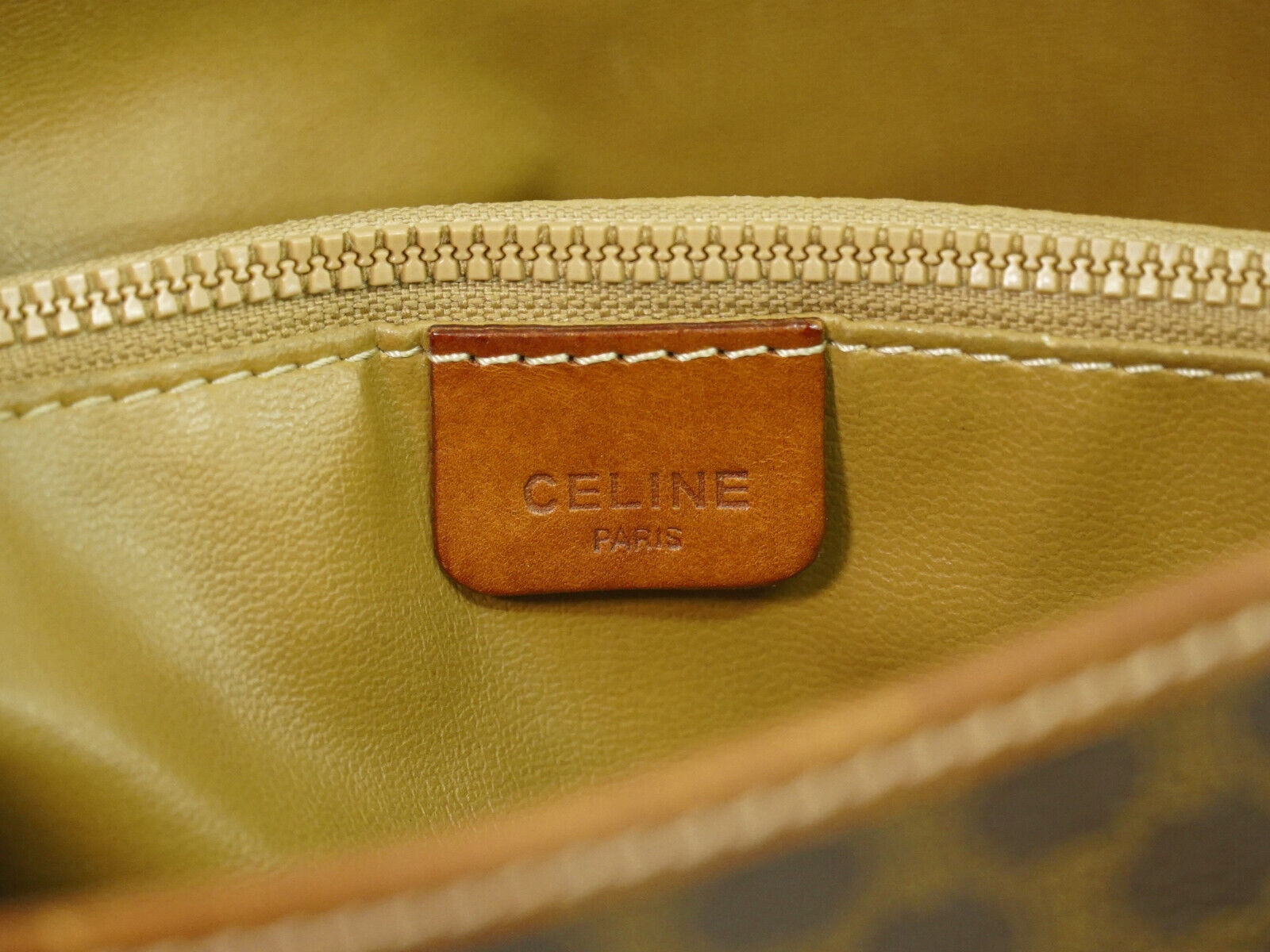 Céline Macadam Brown Canvas Handbag (Pre-Owned)
