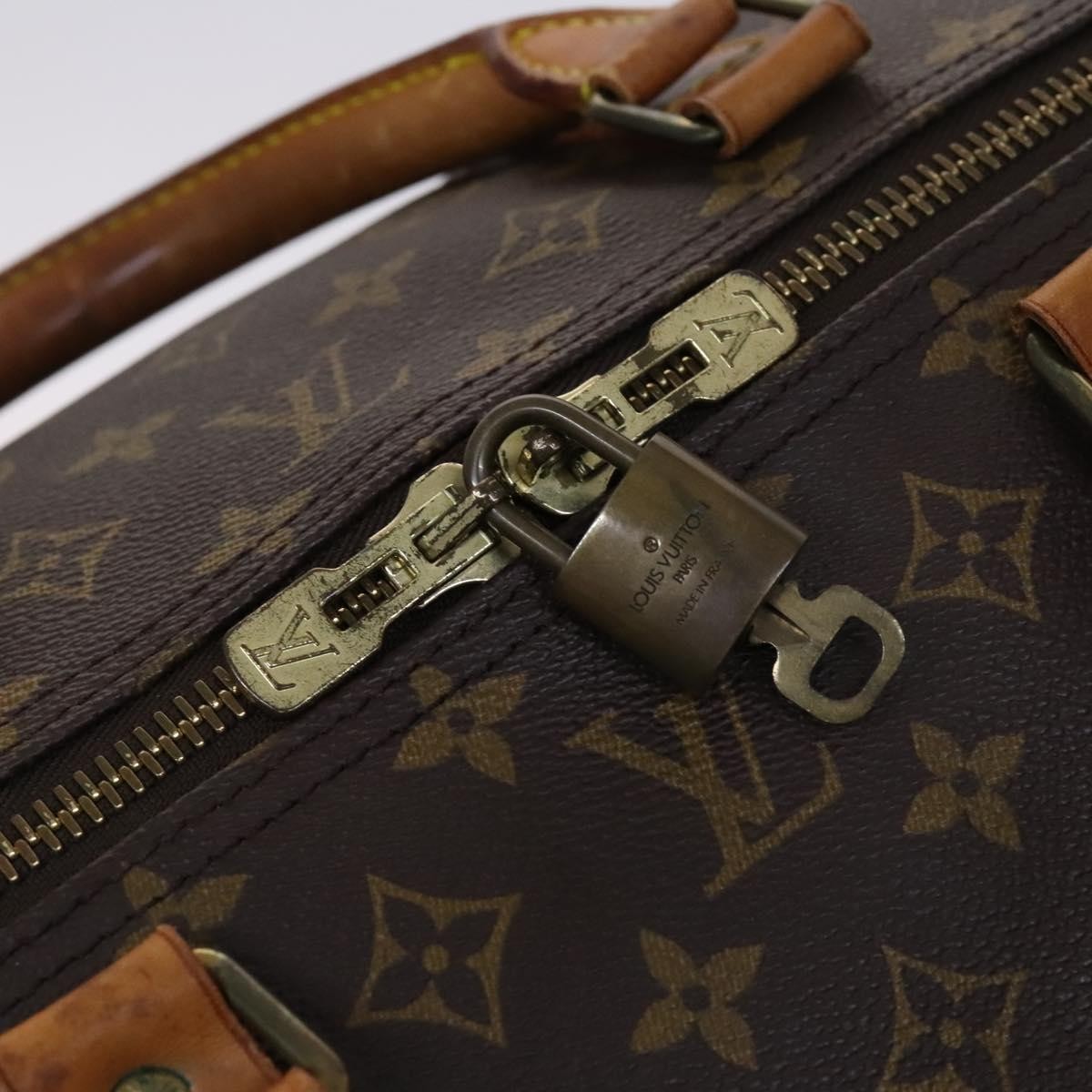 Louis Vuitton Keepall Monogram Canvas Brown Canvas Travel Bag Bag (Pre-Owned)
