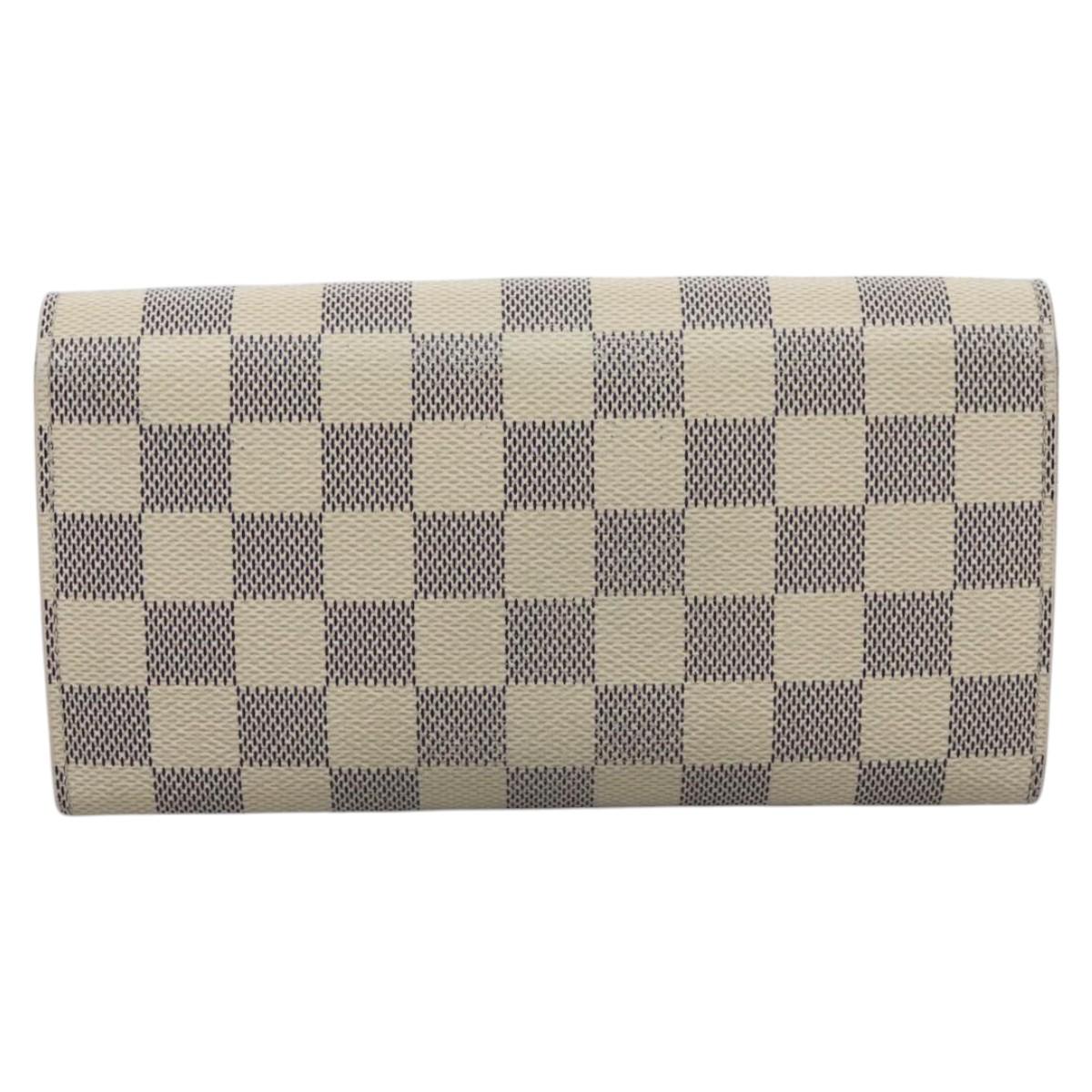 Louis Vuitton Sarah White Canvas Wallet (Pre-Owned)