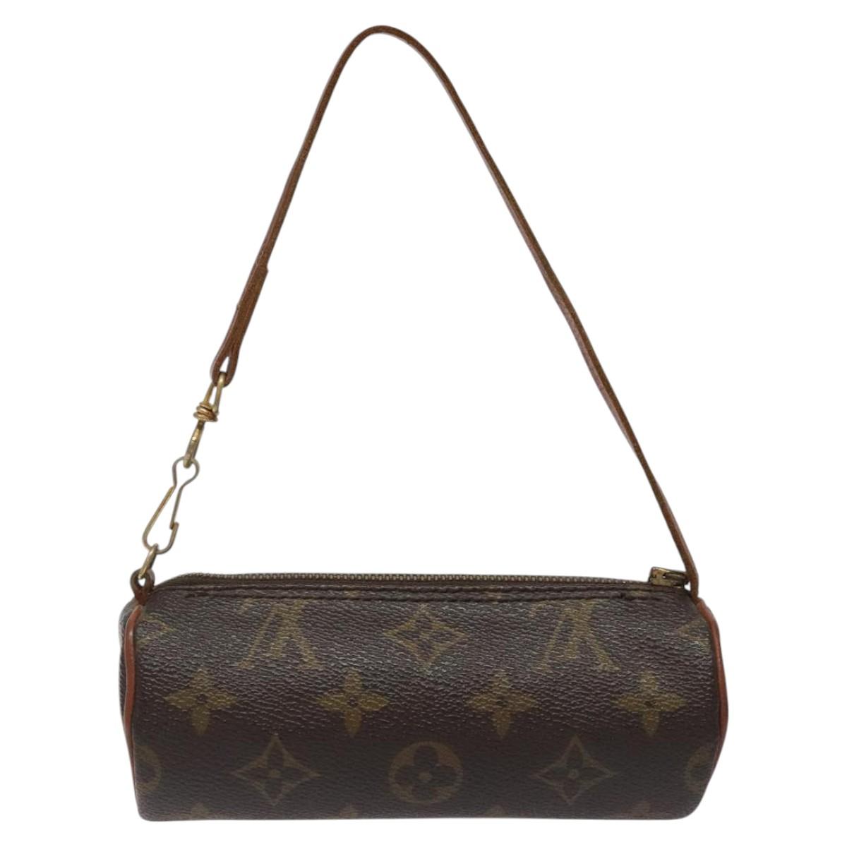 Louis Vuitton Mini Baby Papillon Brown Canvas Clutch Bag (Pre-Owned)