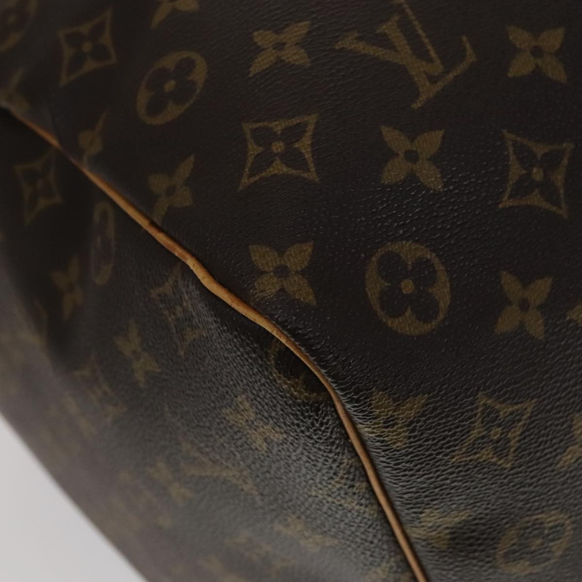 Louis Vuitton Keepall 60 Brown Canvas Travel Bag (Pre-Owned)