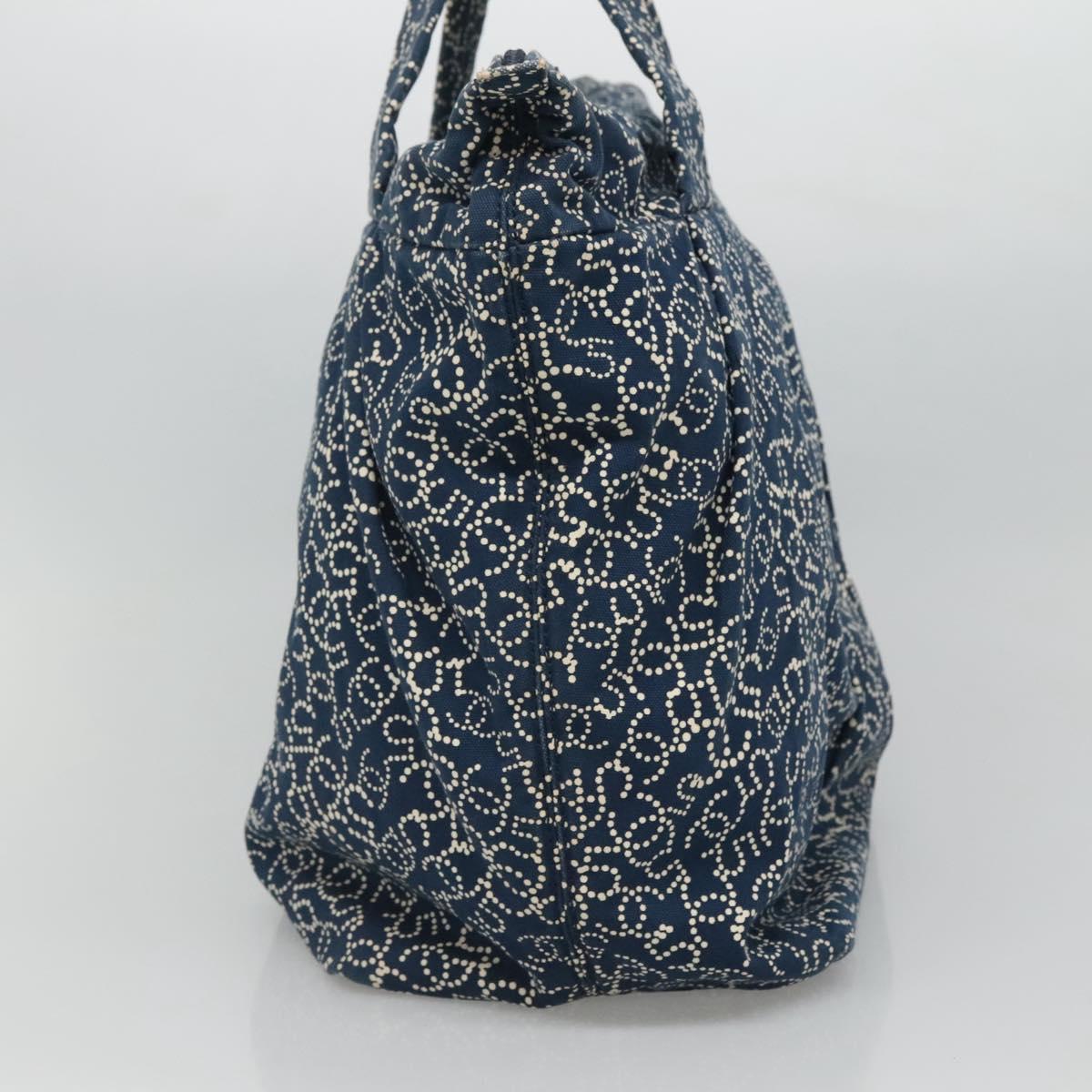 Chanel Navy Canvas Tote Bag (Pre-Owned)