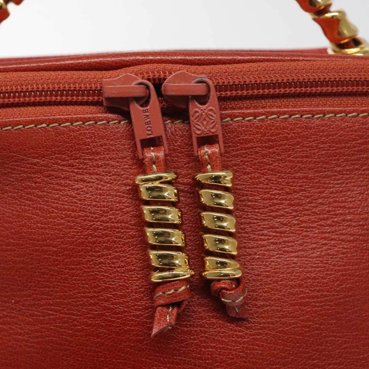 Loewe Velazquez Red Leather Handbag (Pre-Owned)