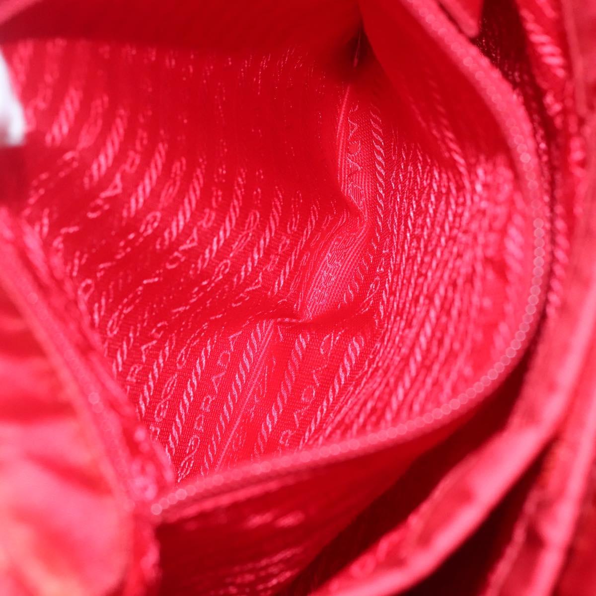 Prada Re-Nylon Red Synthetic Shoulder Bag (Pre-Owned)
