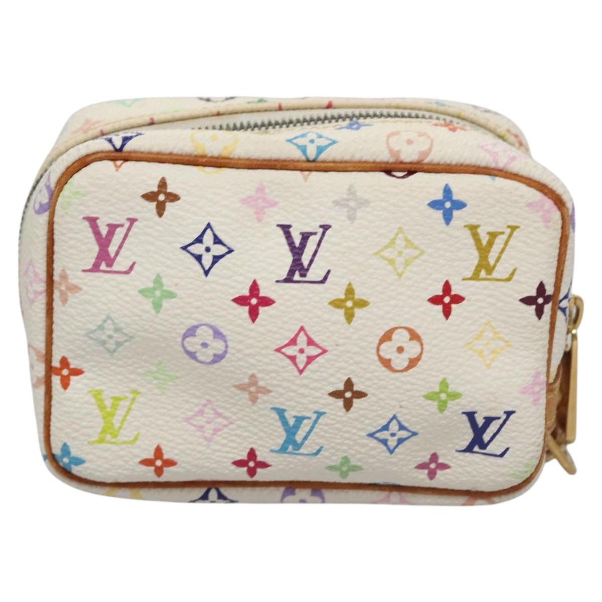Louis Vuitton Wapiti White Canvas Clutch Bag (Pre-Owned)