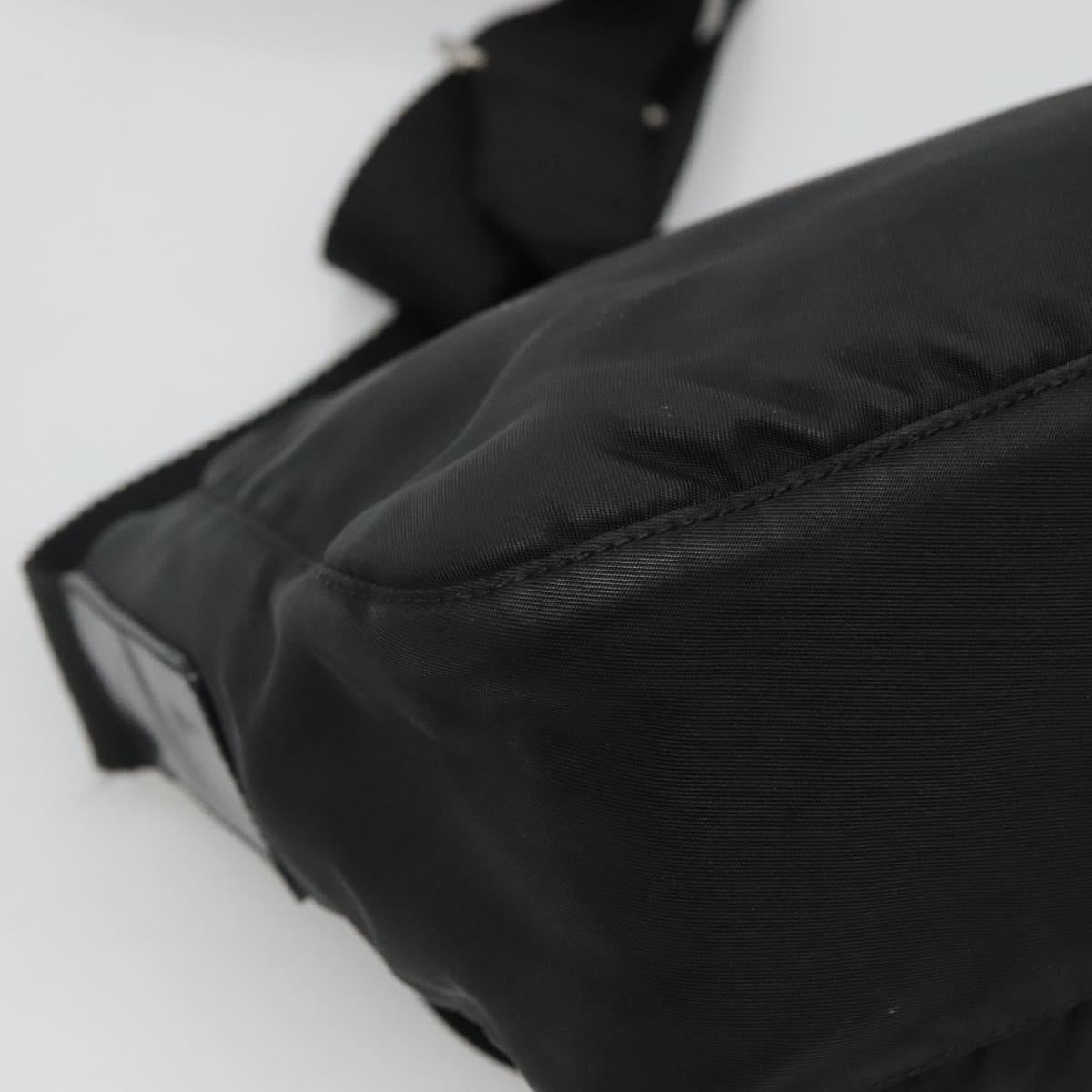 Prada Re-Nylon Black Synthetic Shoulder Bag (Pre-Owned)