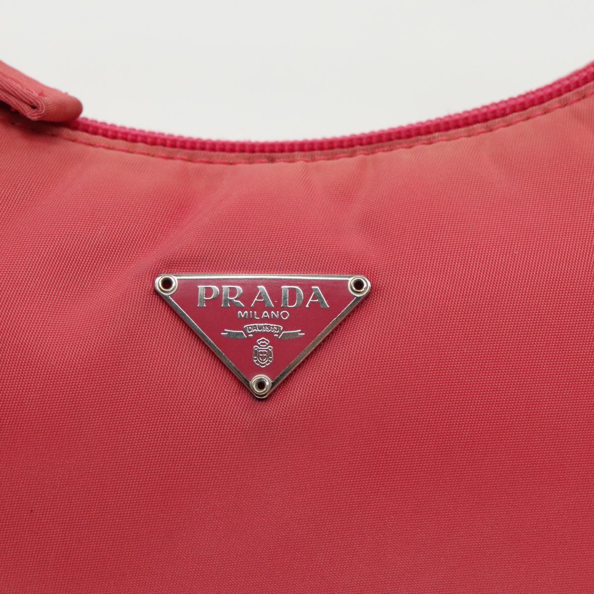 Prada Red Synthetic Clutch Bag (Pre-Owned)
