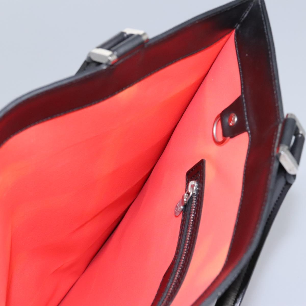 Louis Vuitton Stretch Fizz Black Leather Tote Bag (Pre-Owned)