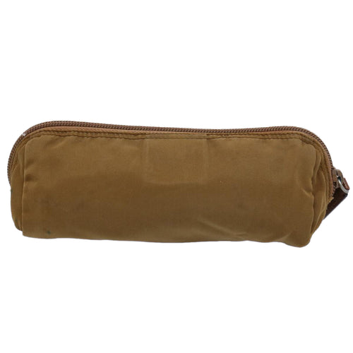 Prada Beige Synthetic Clutch Bag (Pre-Owned)