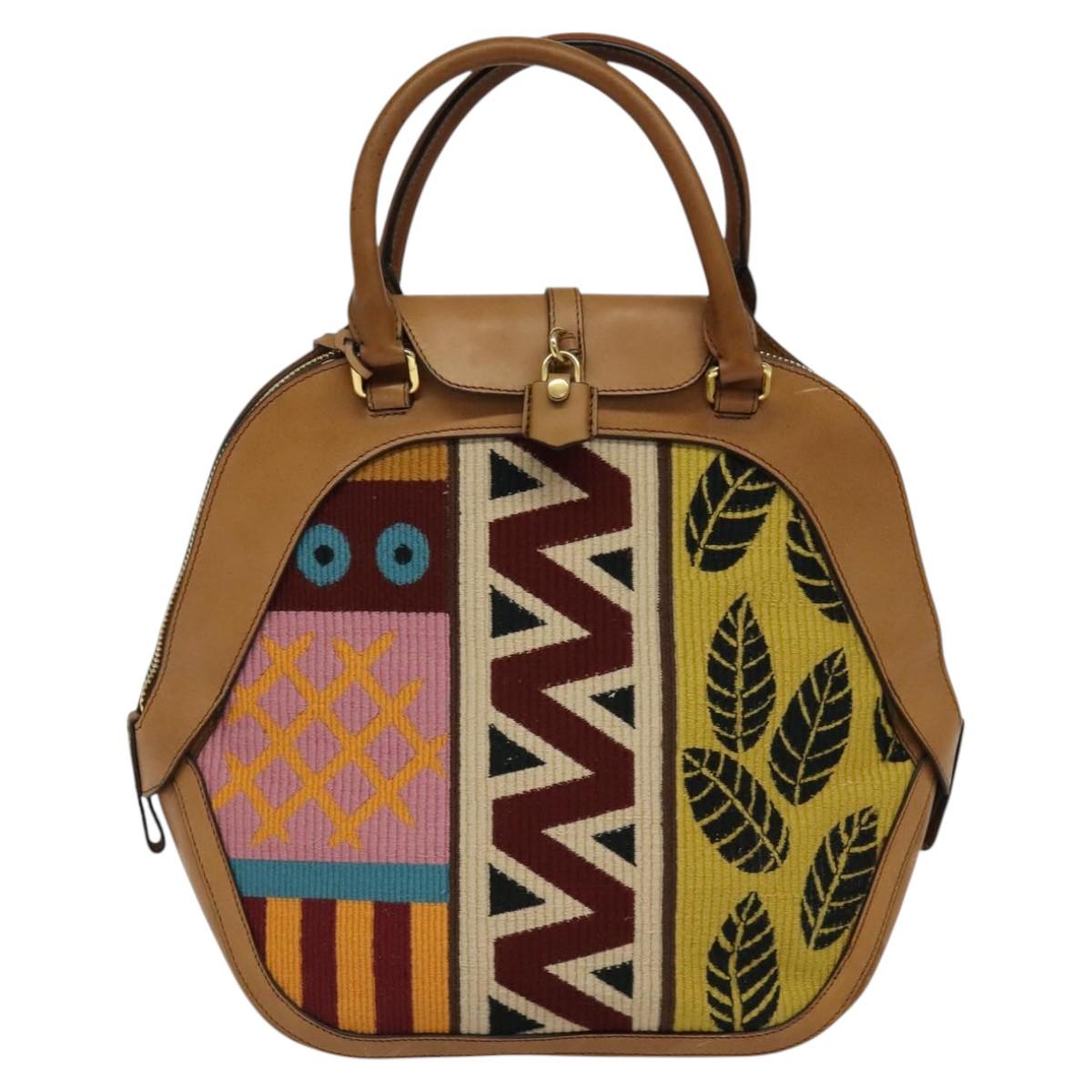 Burberry Prorsum Multicolour Canvas Handbag (Pre-Owned)