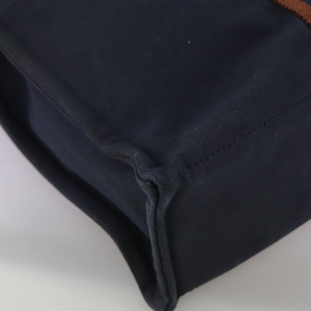 Hermès Toto Navy Canvas Tote Bag (Pre-Owned)