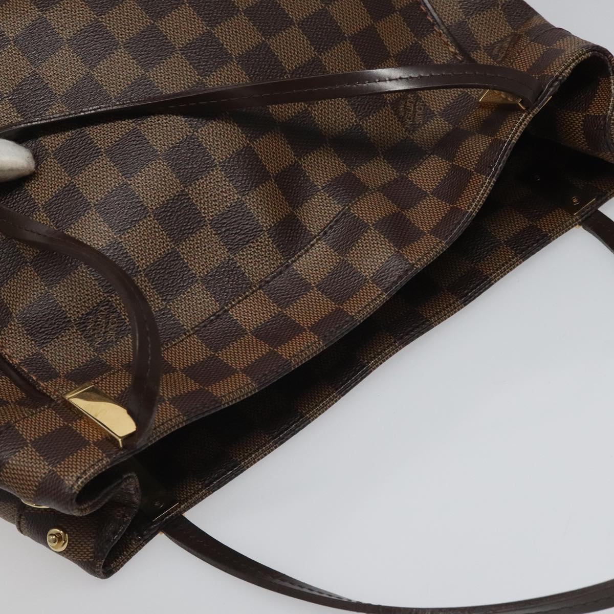 Louis Vuitton Marylebone Brown Canvas Handbag (Pre-Owned)