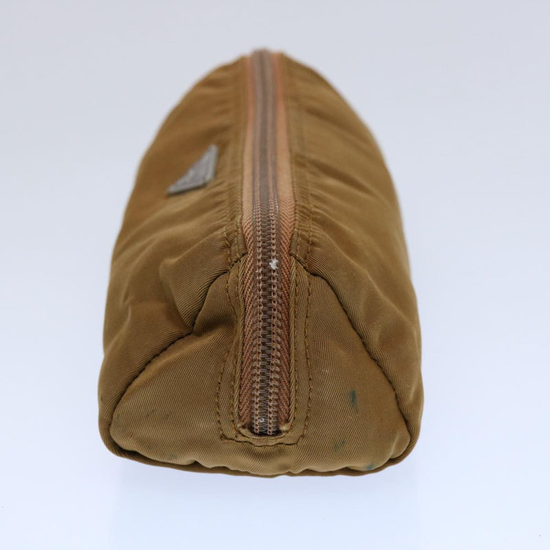 Prada Beige Synthetic Clutch Bag (Pre-Owned)
