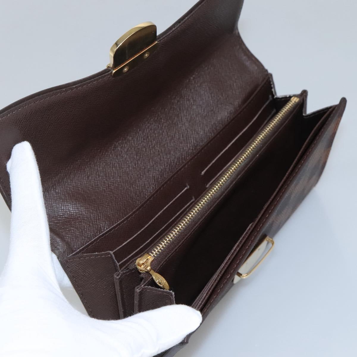 Louis Vuitton Sistina Brown Canvas Wallet (Pre-Owned)
