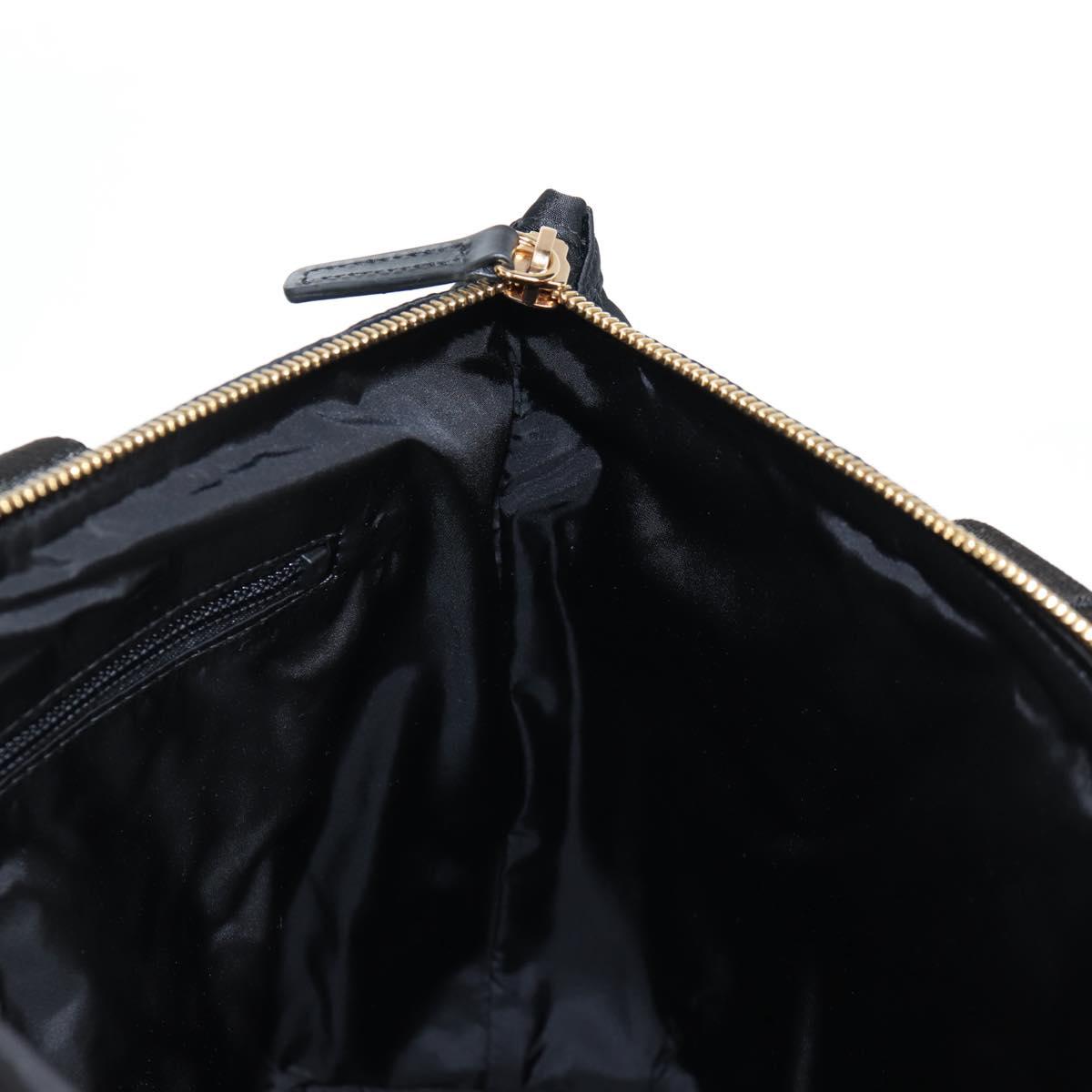 Versace Medusa Black Nylon Handbag (Pre-Owned)