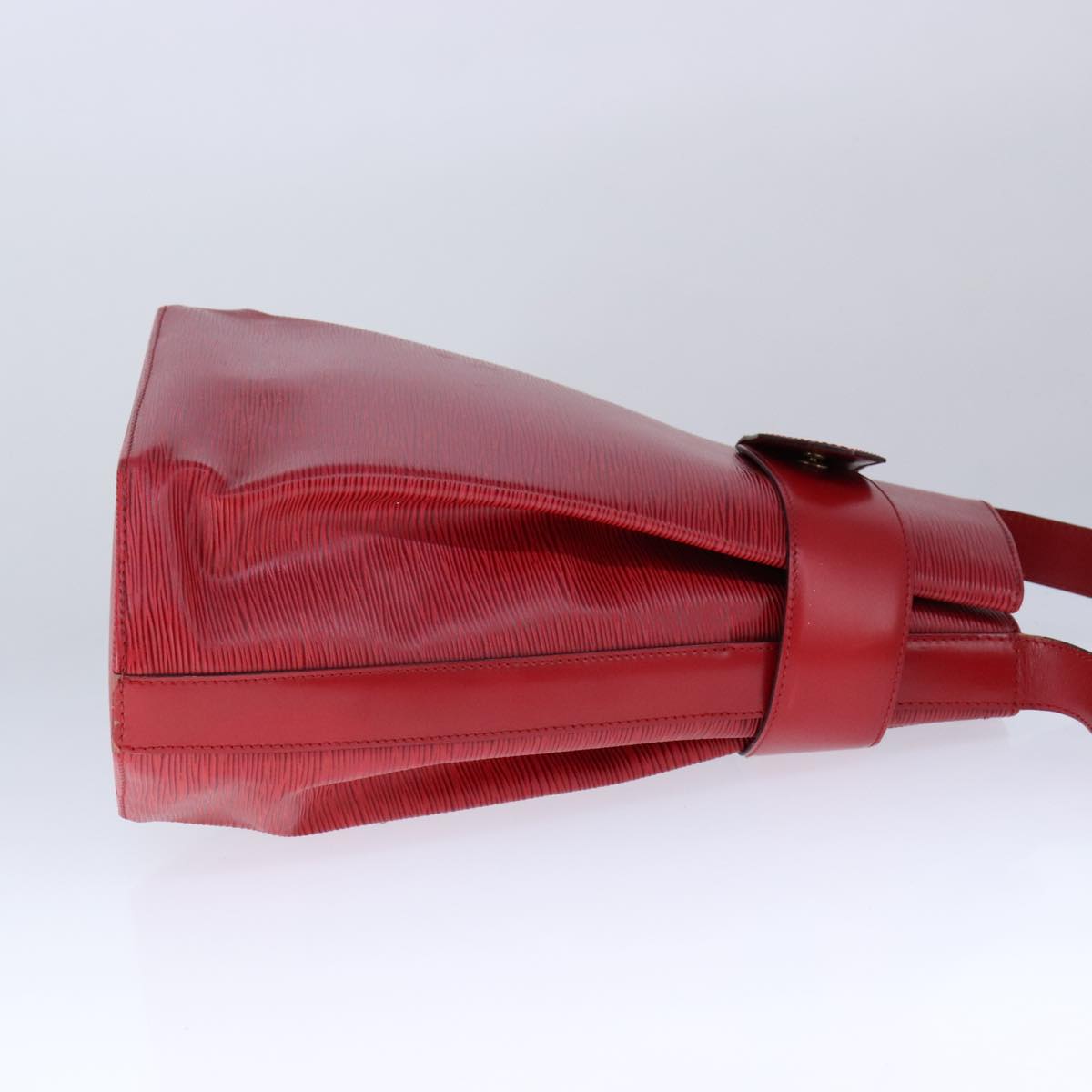 Louis Vuitton Sac D'épaule Red Leather Shoulder Bag (Pre-Owned)